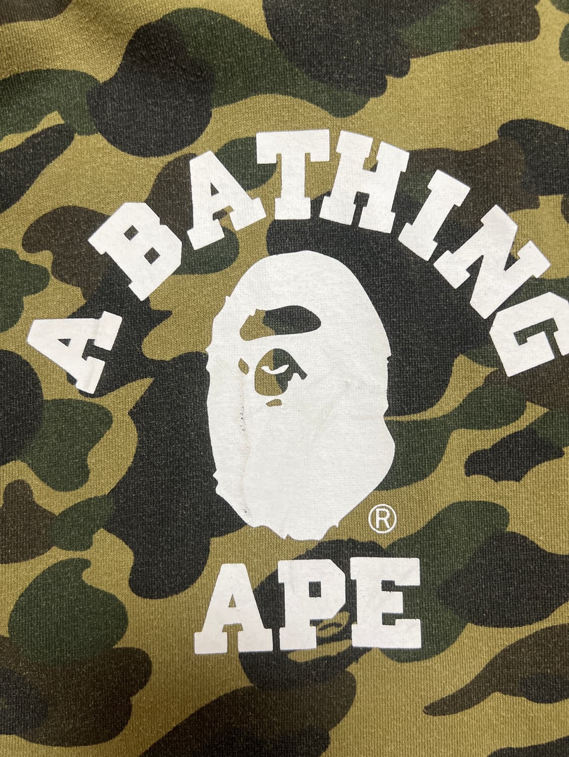 베이프 녹계 후드티 2xl 상품이미지2