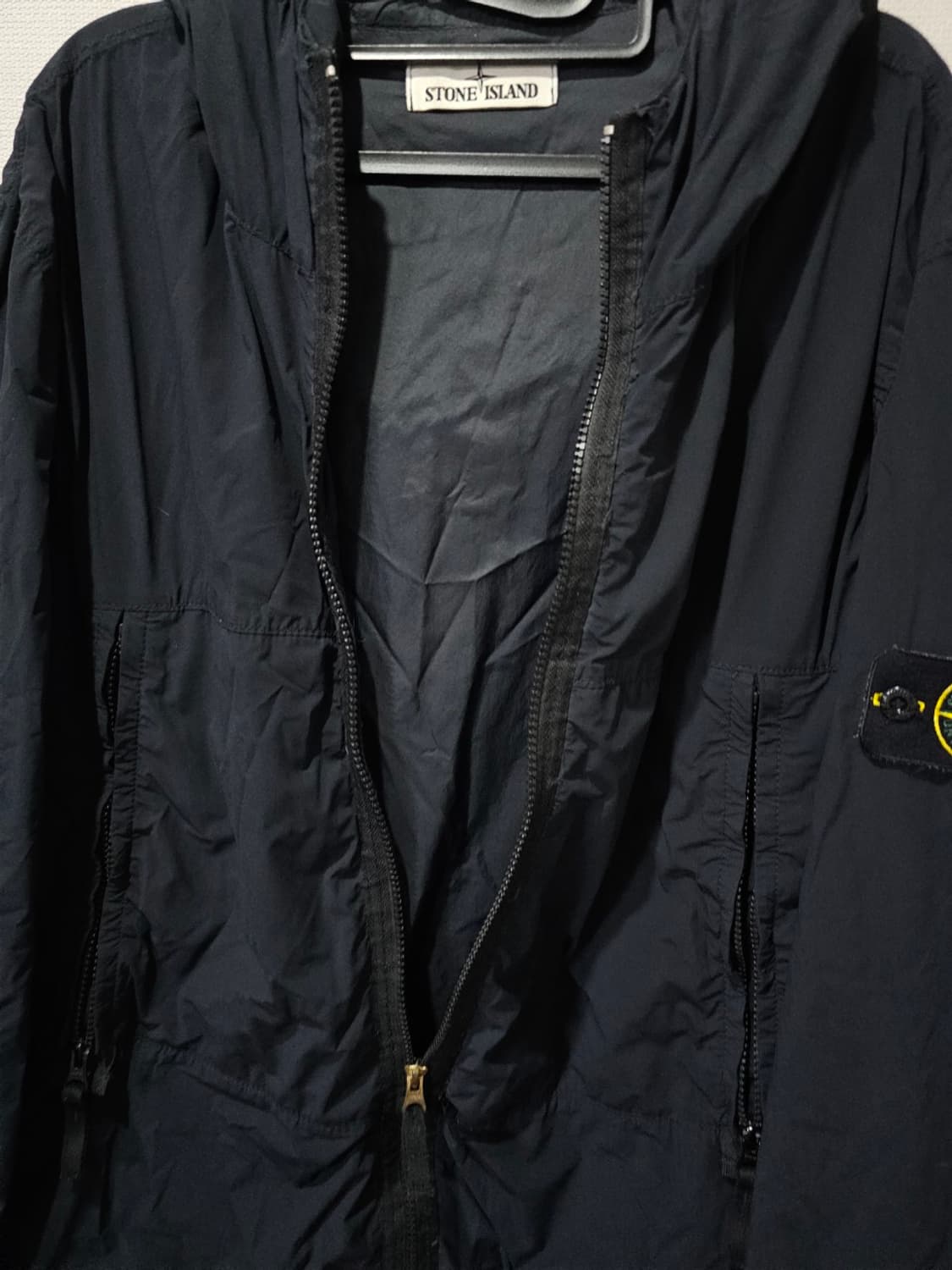 정품 스톤아일랜드 스킨 터치 와펜 후드 자켓 100 / L 상품이미지4