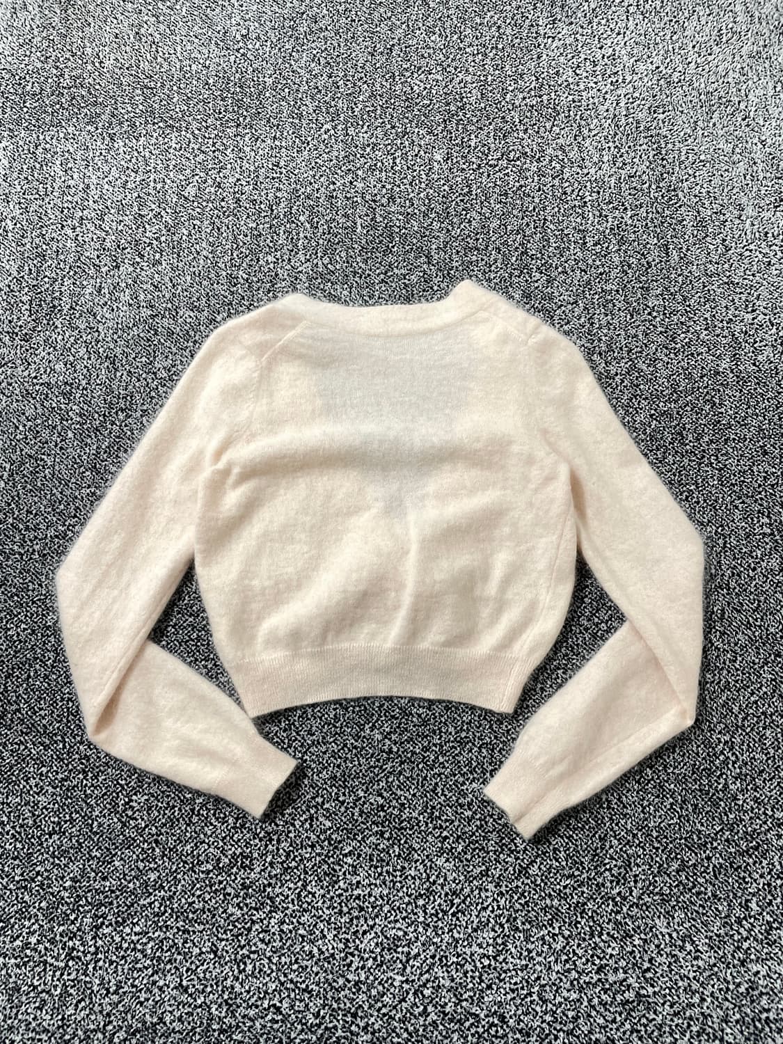 vinteちきゅ. 리본 핑크 니트 가디건 히메갸루  상품이미지4