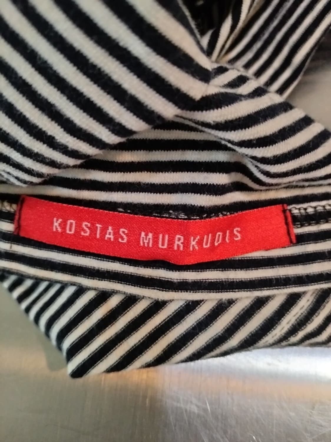 Kostas Murkudis 스트라이프 컷소우 가디건 상품이미지4