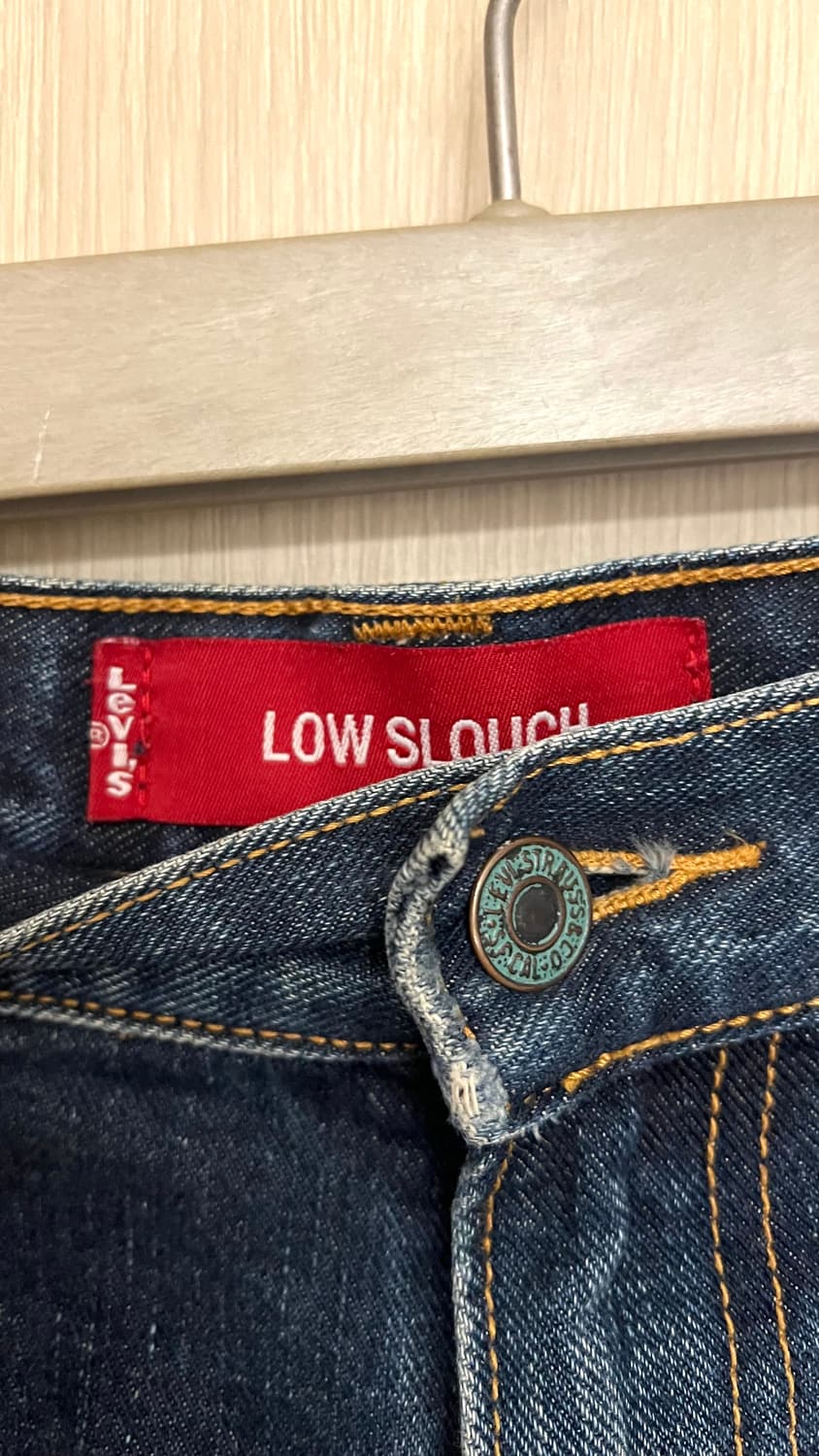 2000s Levi’s low slouch 로우라이즈 데님 쇼츠 청반바지 상품이미지4