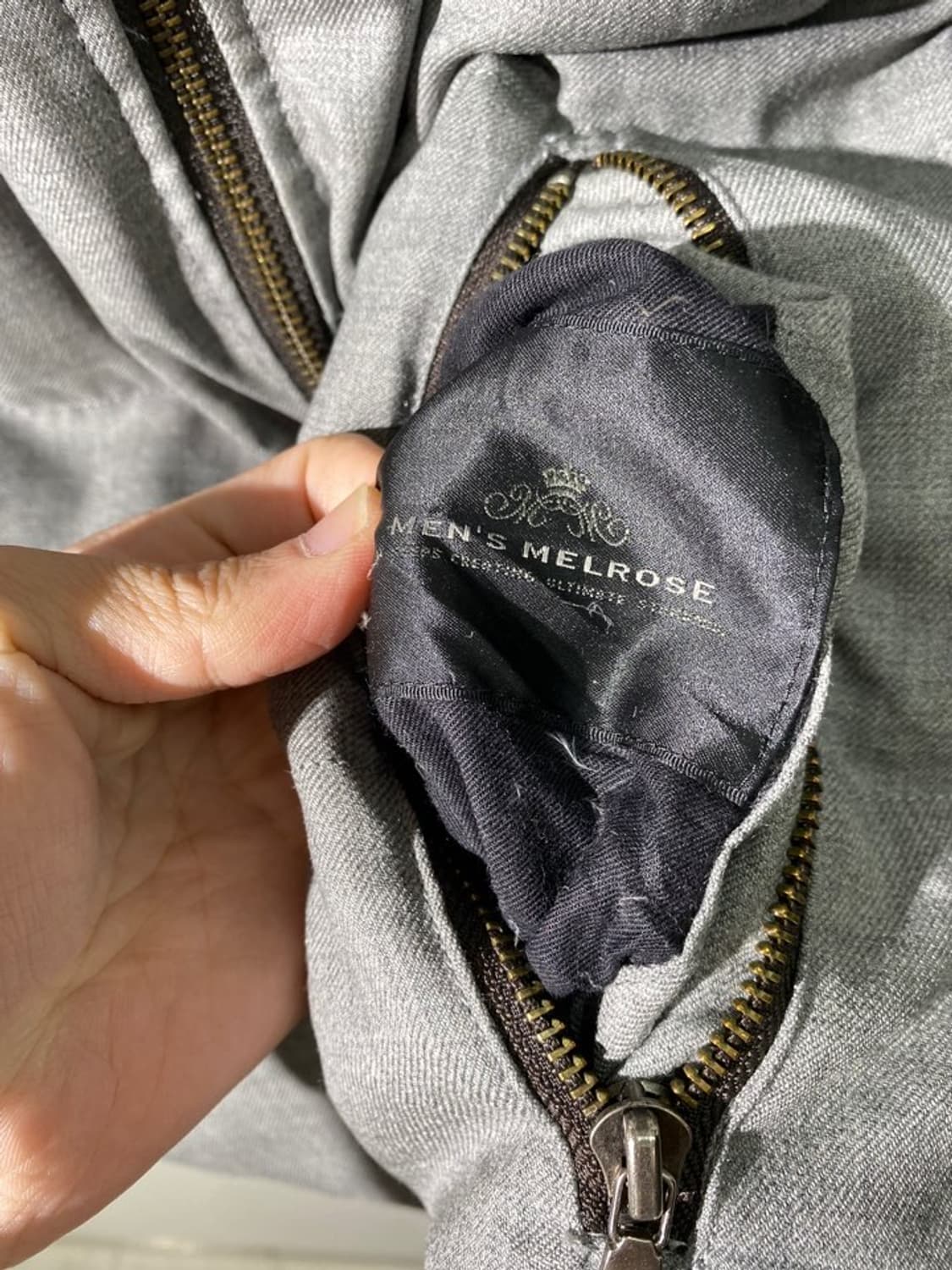 mens melrose 리버서블 퍼 후드 패딩 상품이미지7