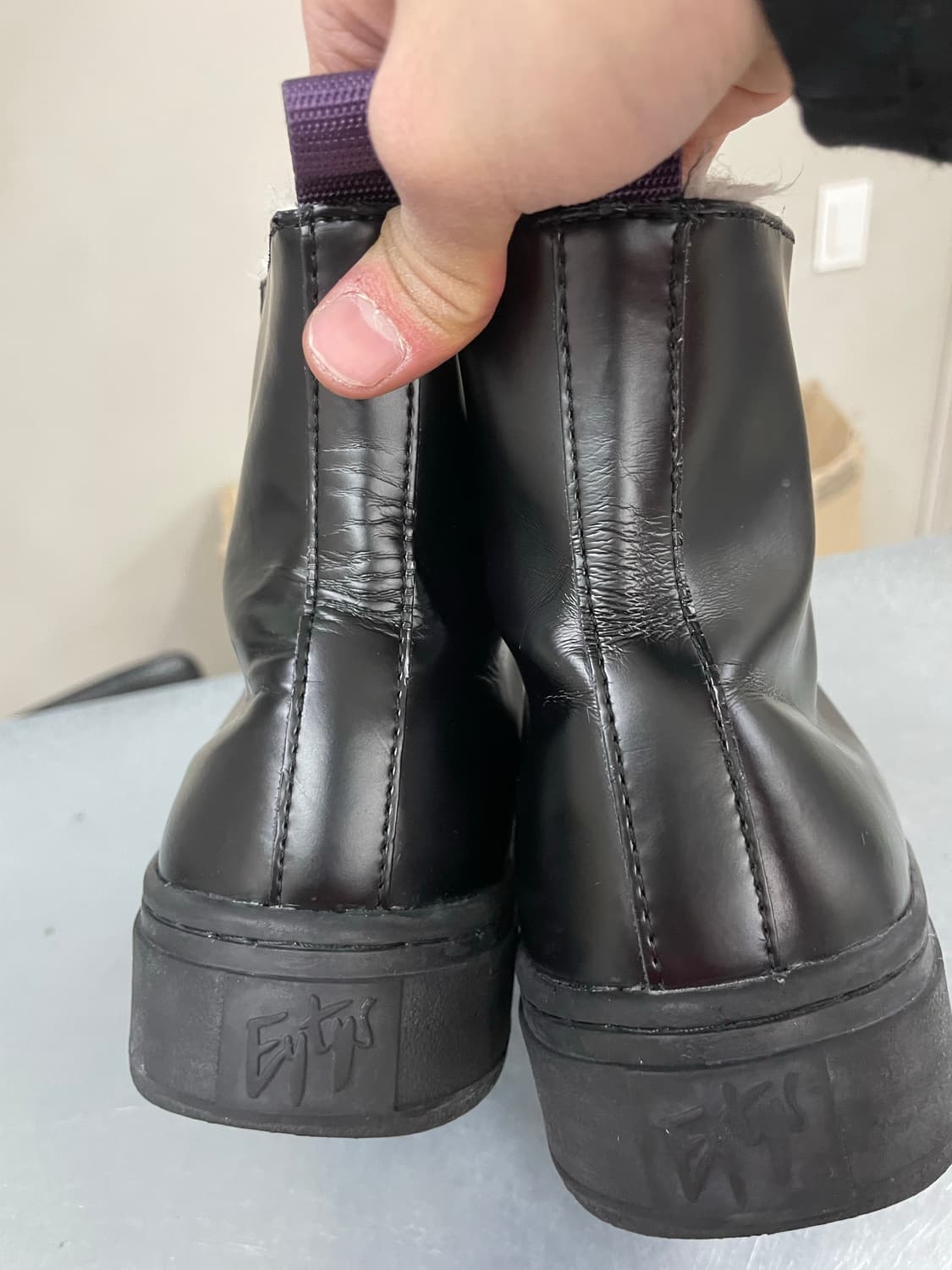 이티스 키보 올블랙 부츠 265 상품이미지10