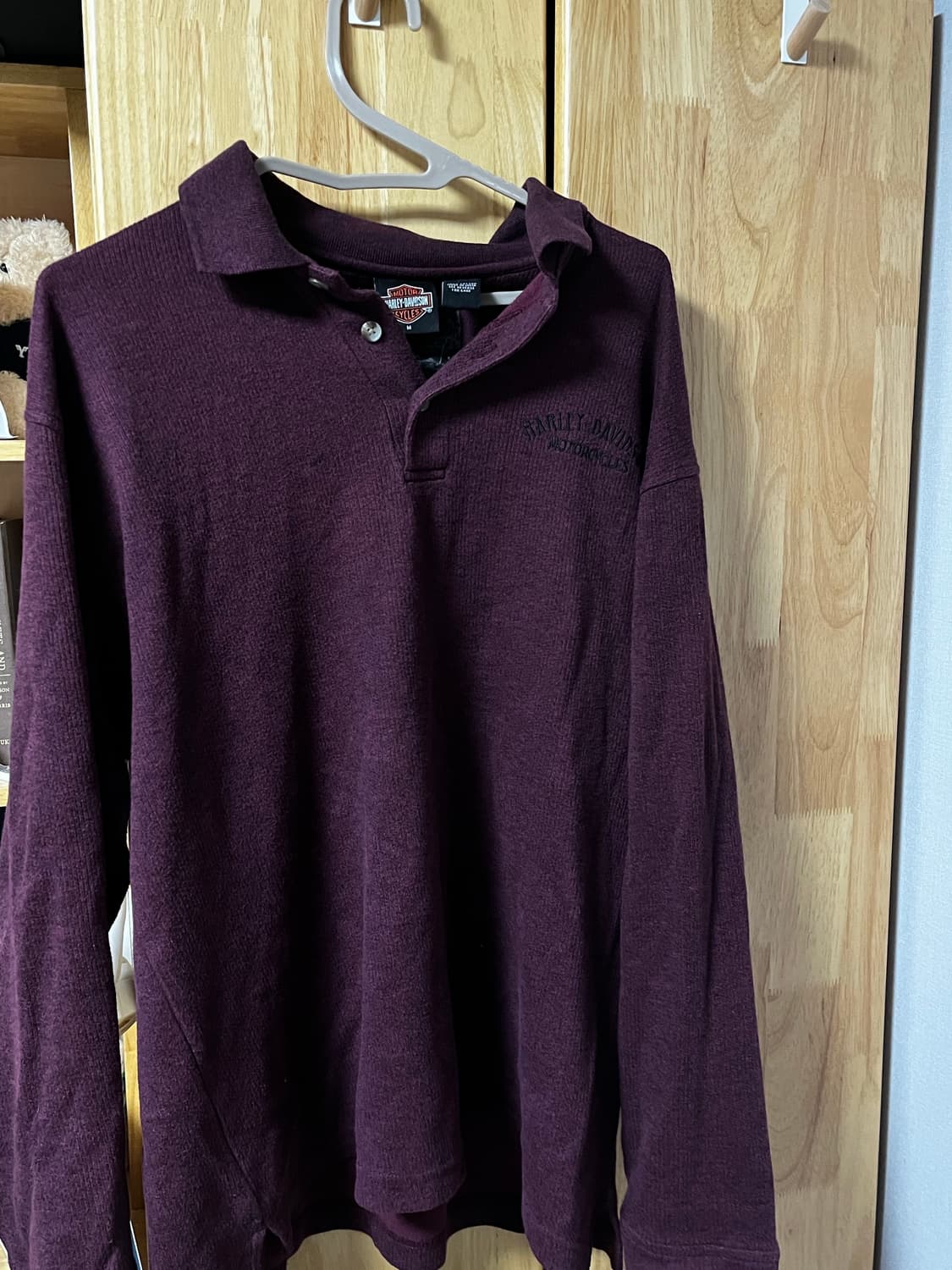 할리 데이비슨 남성 긴팔 카리 니트 M 상품이미지1