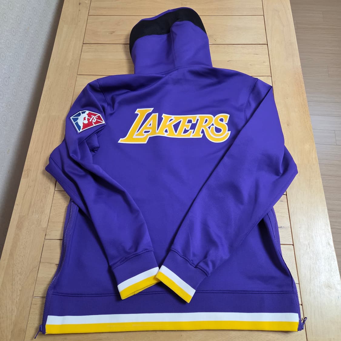 M 나이키 LA레이커스 75주년 쇼타임 집업 nba 상품이미지5