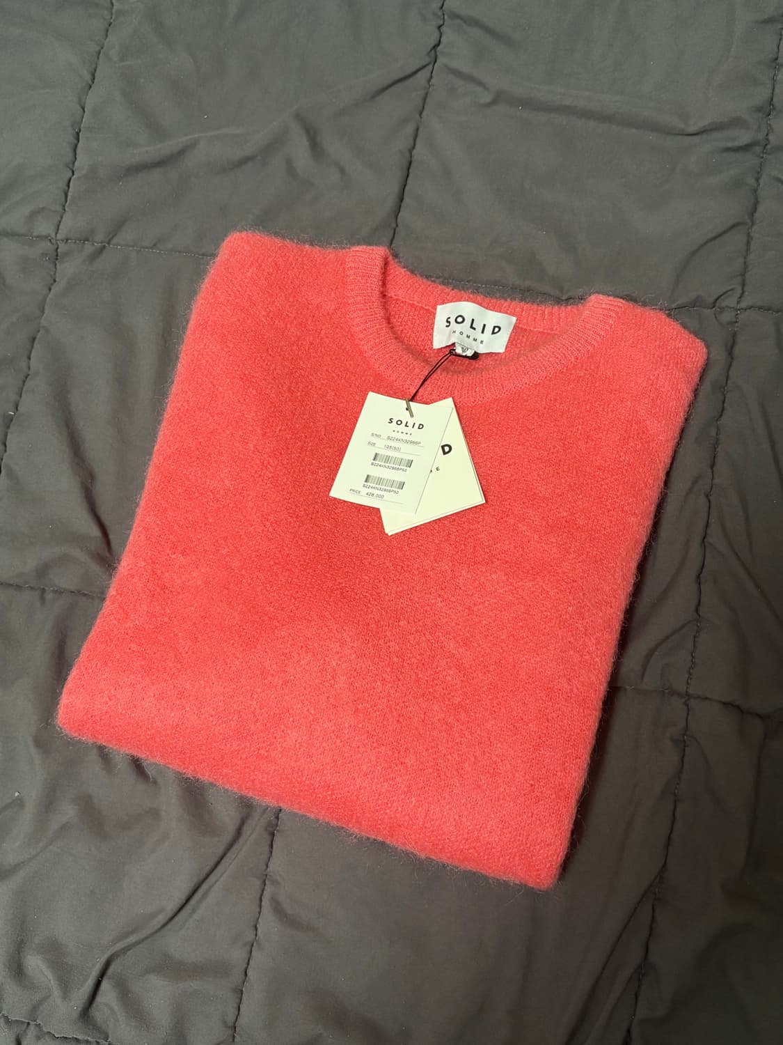 [새상품 / 50] 솔리드옴므 모헤어 니트 상품이미지4