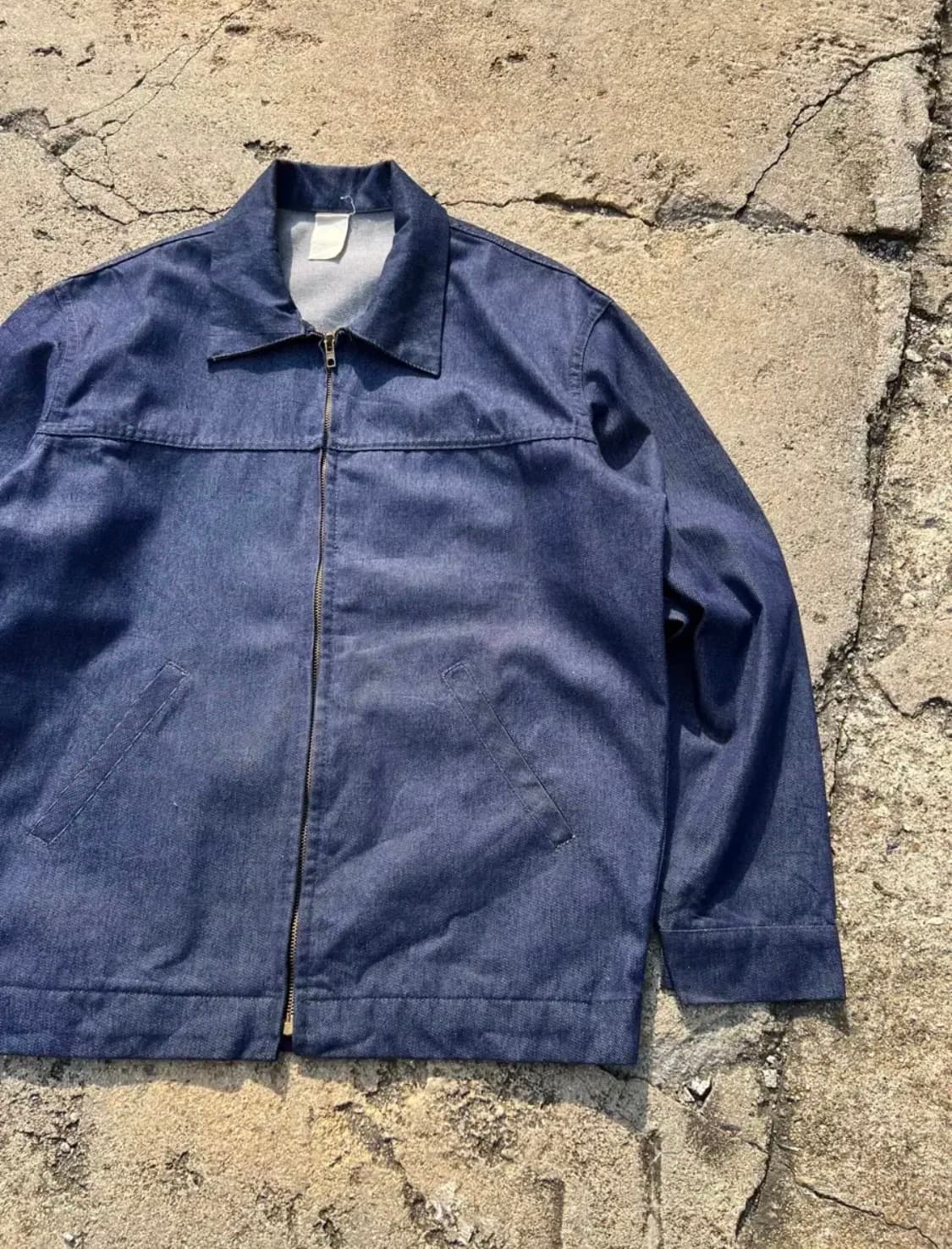 OLD VINTAGE BARBE BLEUE 프렌치 워크자켓 데님자켓 상품이미지6