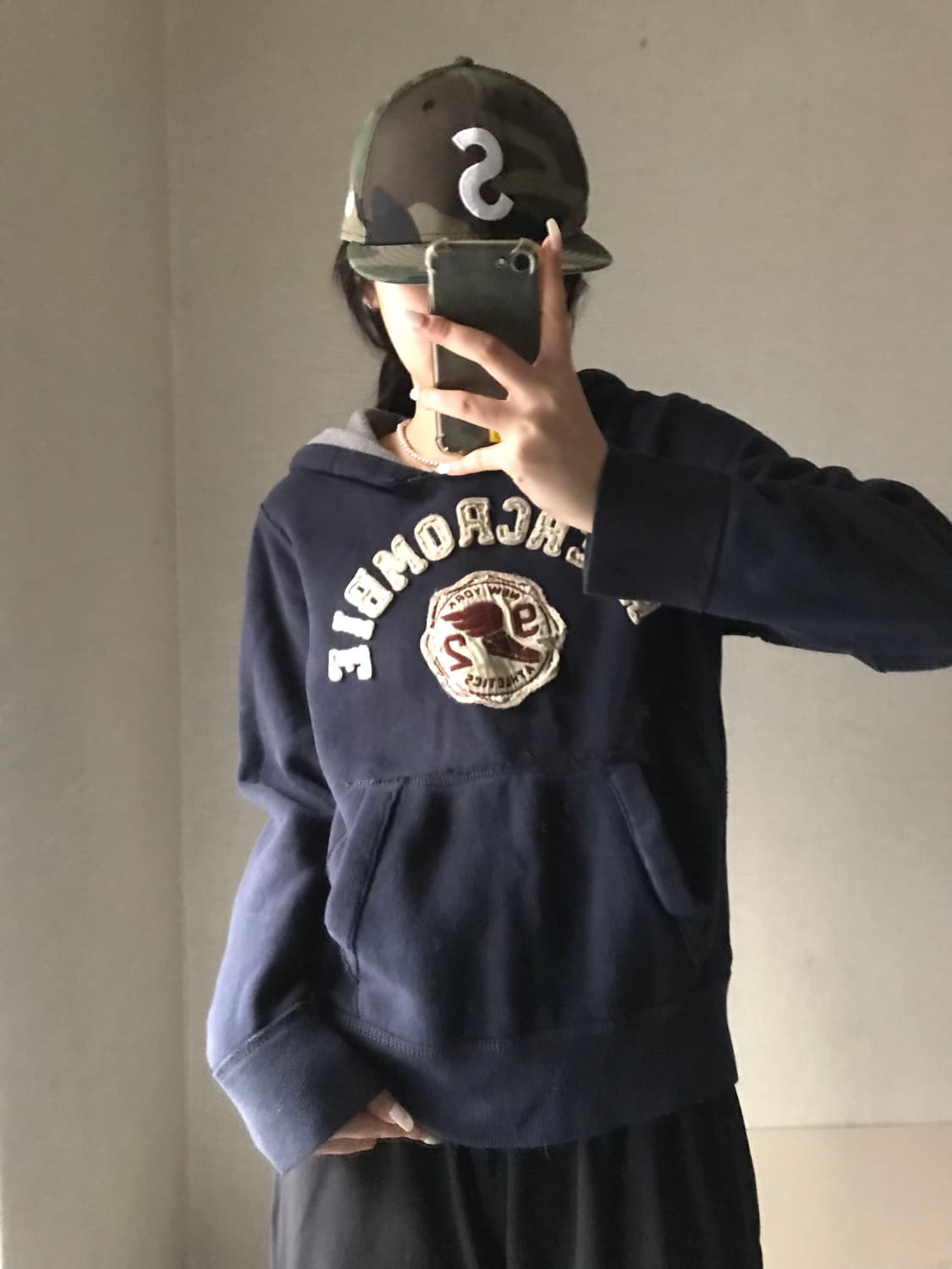 아베크롬비 네이비 후디 상품이미지4