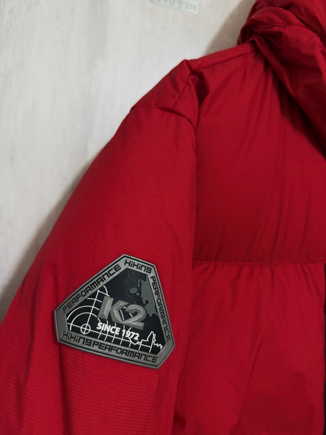 남성 105 / K2 덕다운 패딩 레드 상품이미지5