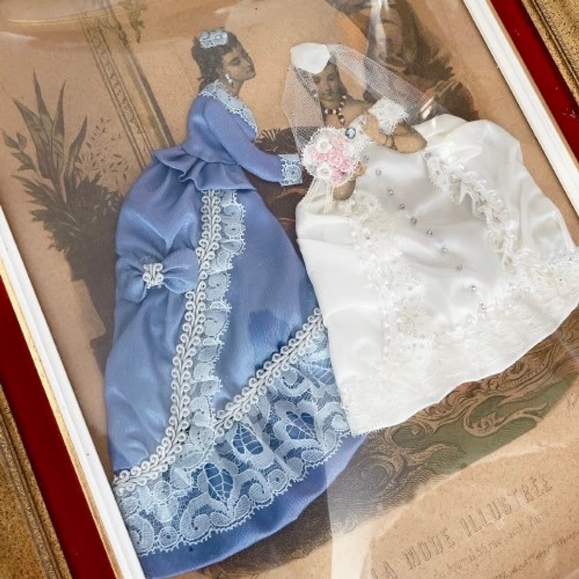 앤틱 프랑스 라모드 쉐도우박스 액자 상품이미지2