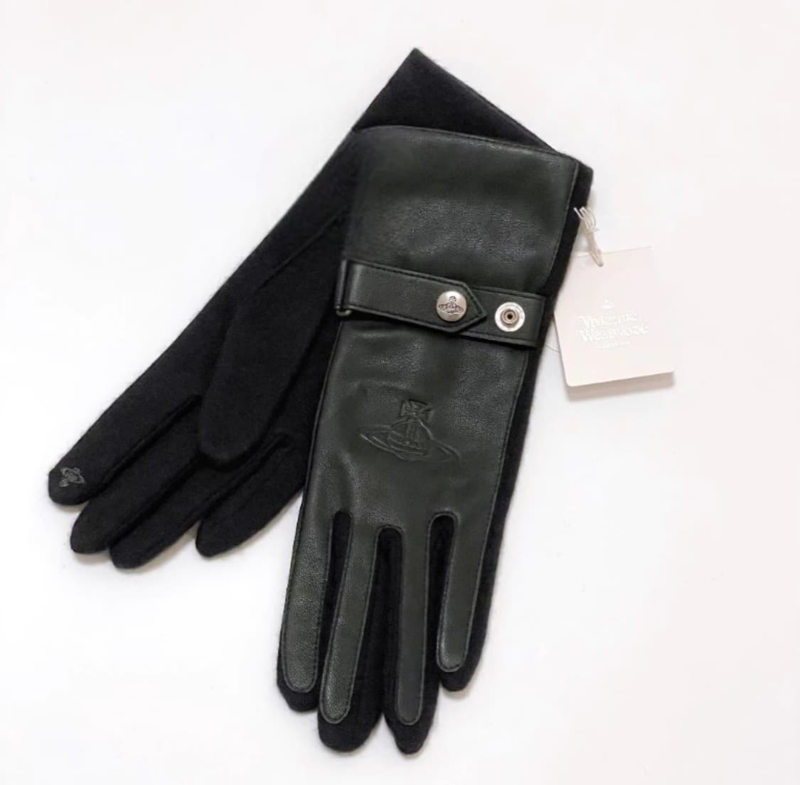 비비안웨스트우드 orb 가죽 벨트 장갑 블랙 (새상품) 상품이미지2