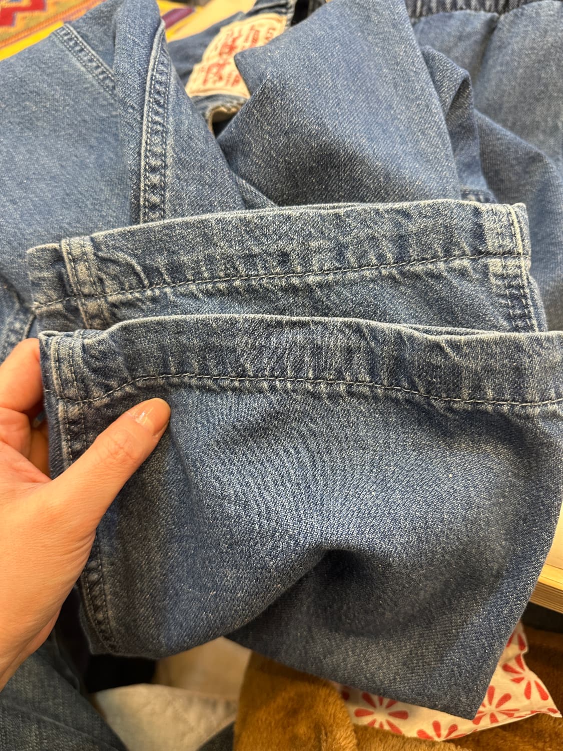 L) 리바이스 스테이 루즈 중청 밴딩 데님 청바지 상품이미지8