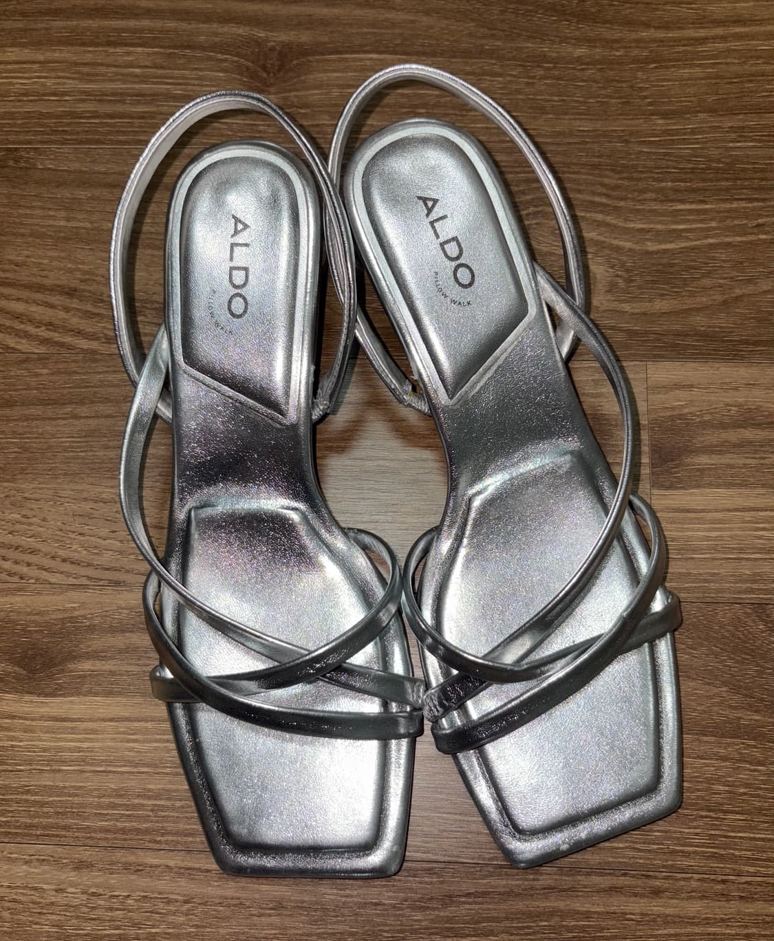 ALDO 실버 스퀘어 샌달 상품이미지4