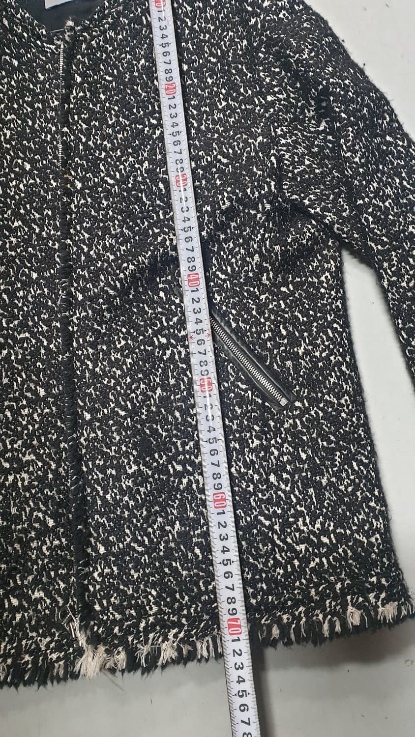 산드로 트위드 집업 자켓 블랙 상품이미지8