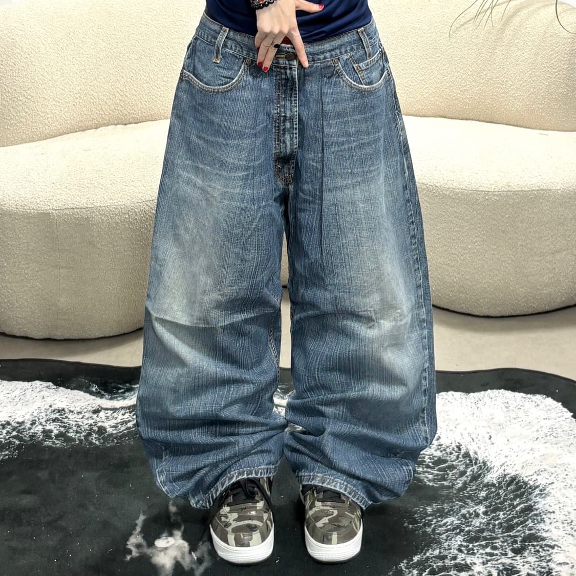 Levi’s 워싱 힙합팬츠 상품이미지1