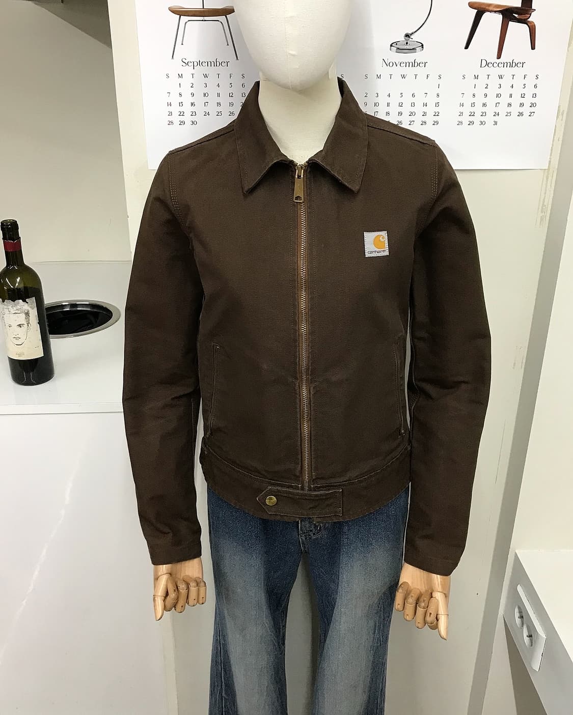 칼하트 브라운 디트로이트 자켓 상품이미지6