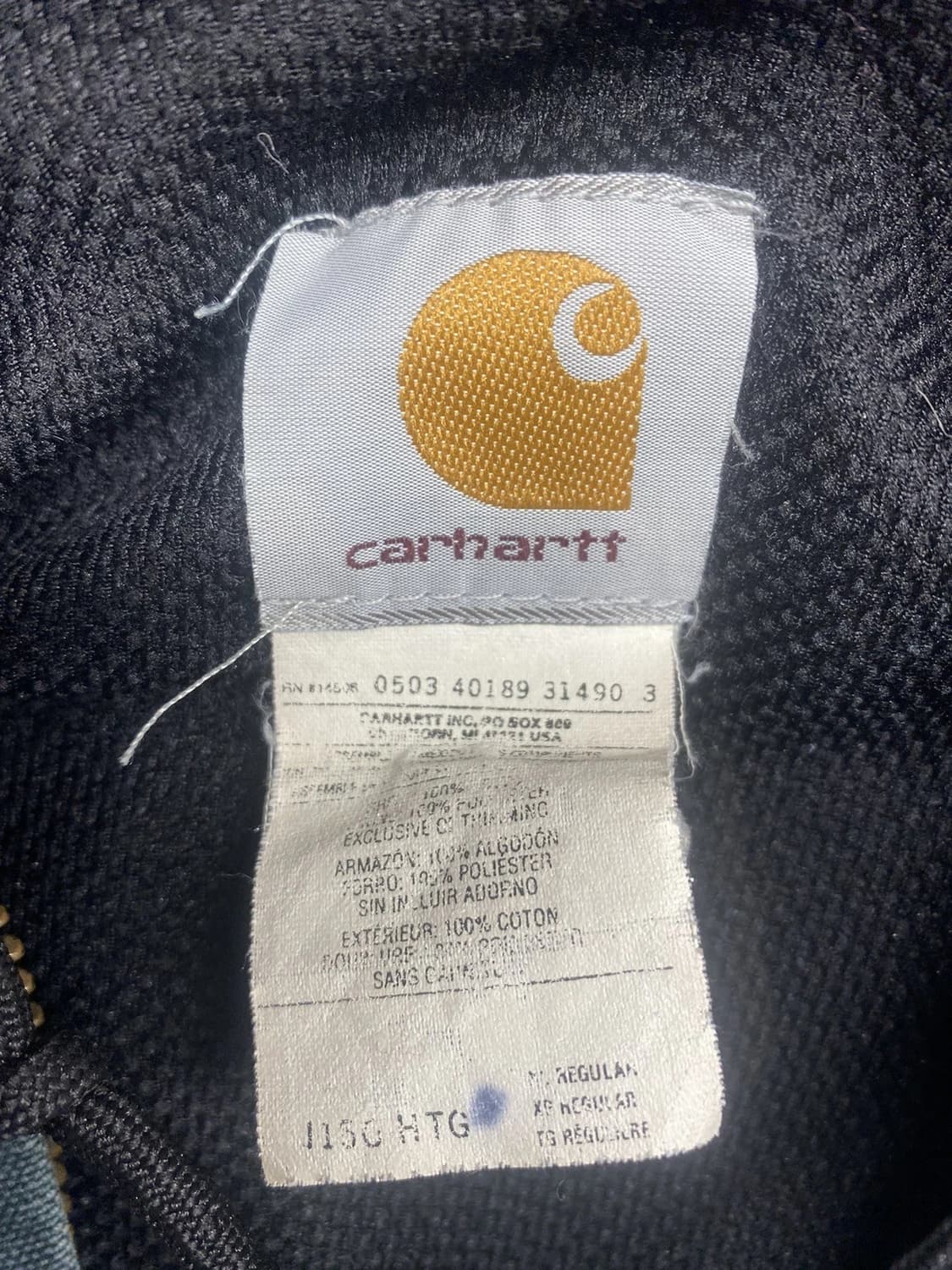 칼하트 J150 액티브 자켓 헌터 그린 상품이미지4