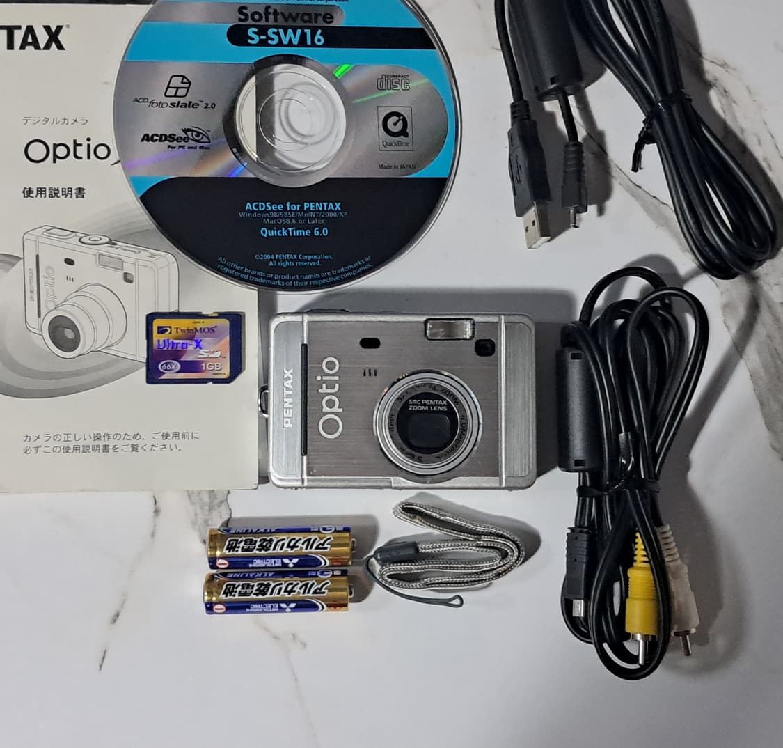 필름감성! 펜탁스 Optio S40 빈티지 디지털 카메라 상품이미지7