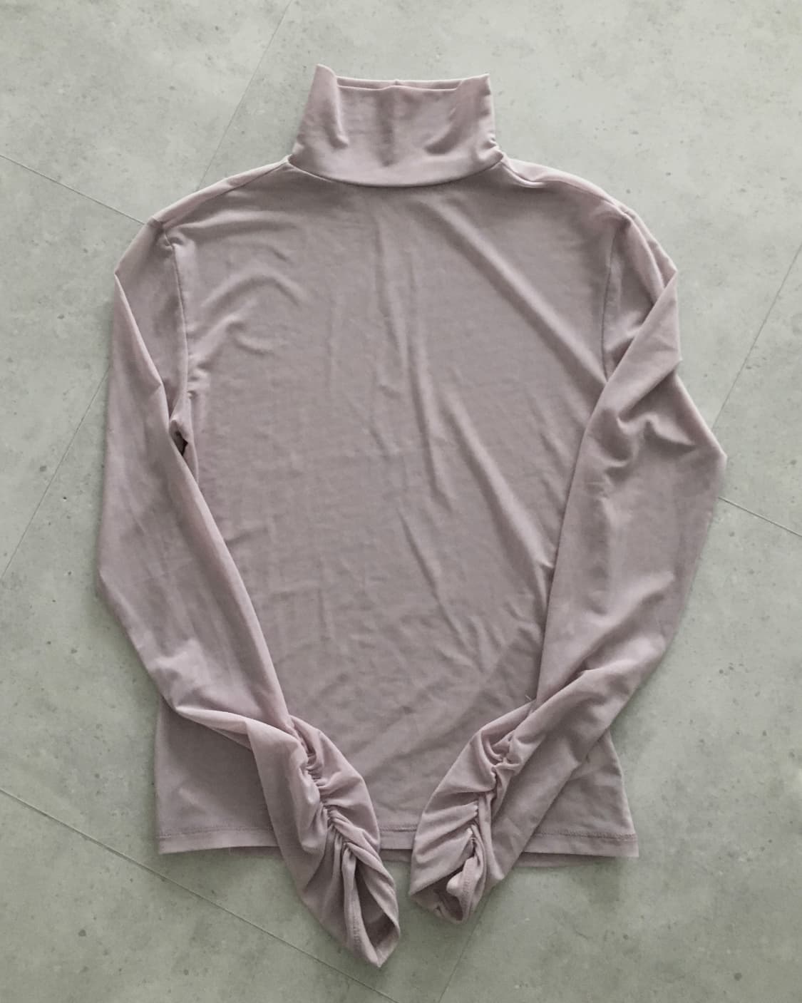 Purple see-through turtleneck 상품이미지1