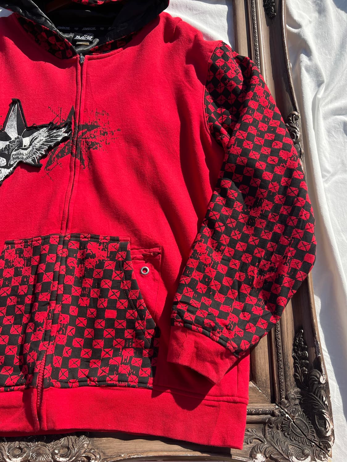 레벨(rebel) 윙 집업 후디 상품이미지4