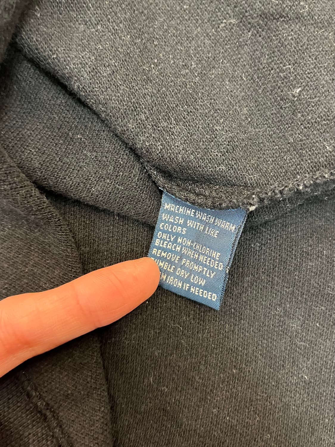 폴로 랄프로렌 빅포니 반팔 카라티 블랙 L #csz2576 상품이미지4