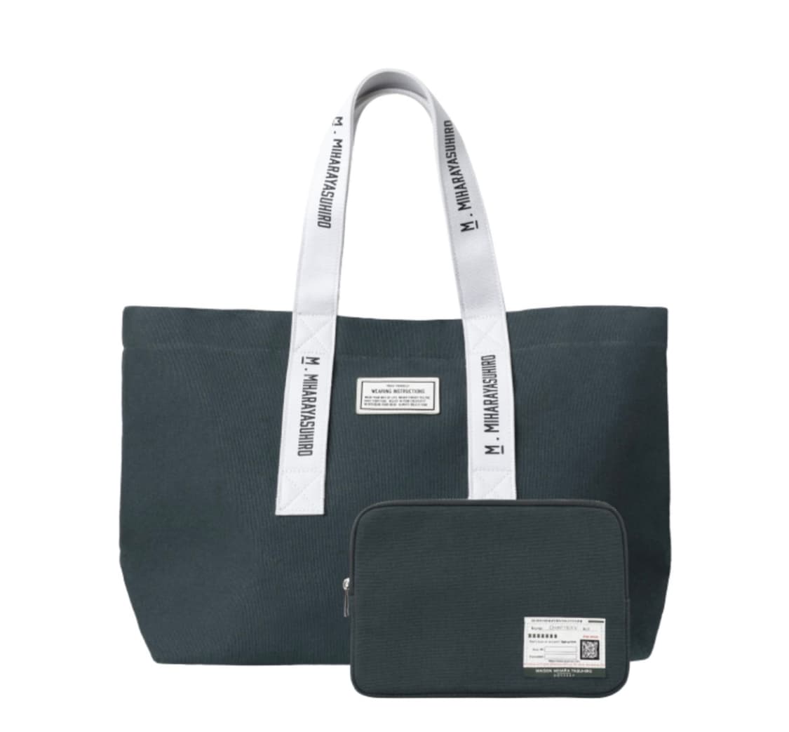 미하라야스히로x오디세이 토트백 그린 상품이미지1