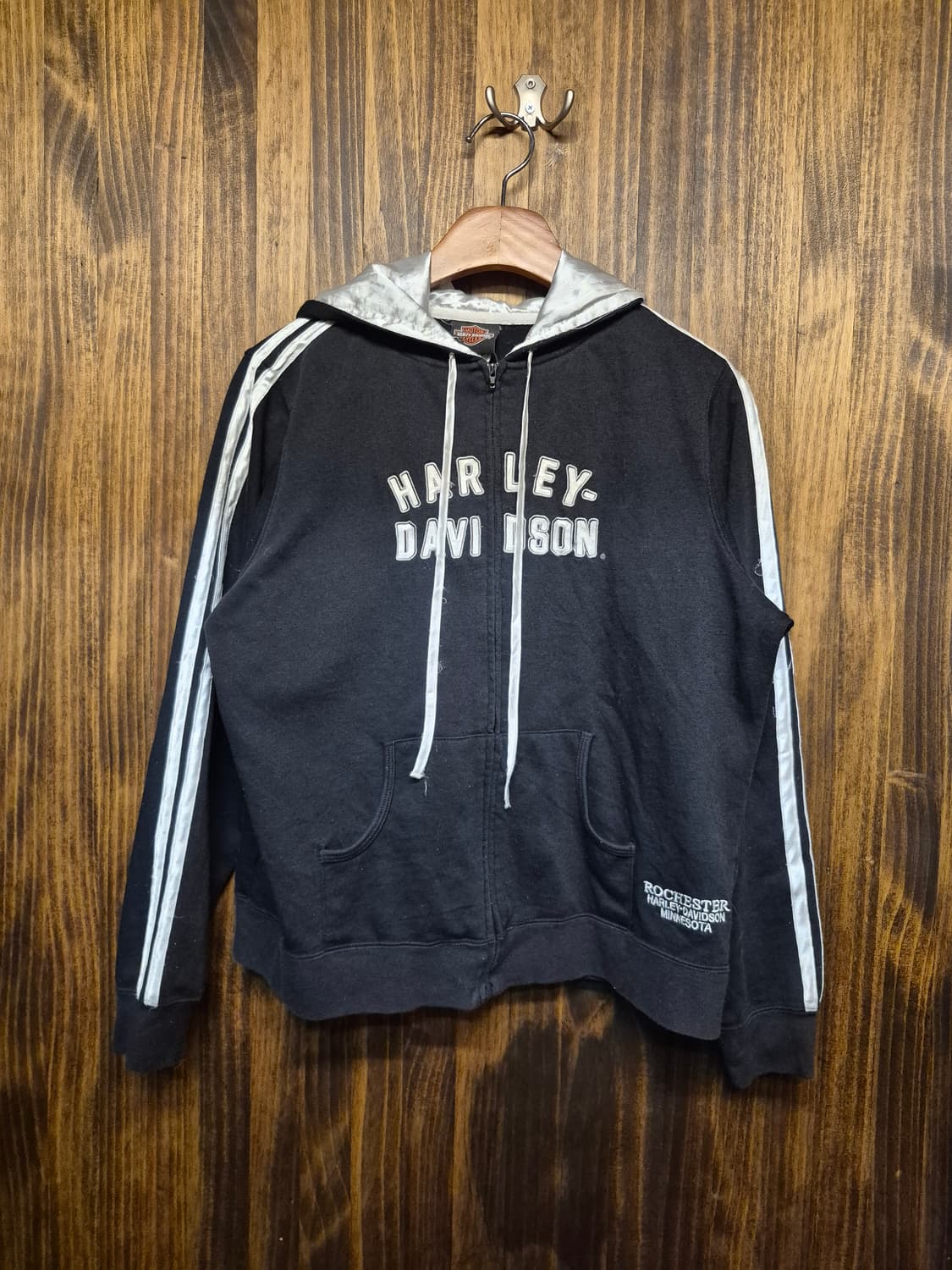 HARLEY DAVIDSON LETTERING HOODIE ZIPUP  상품이미지2