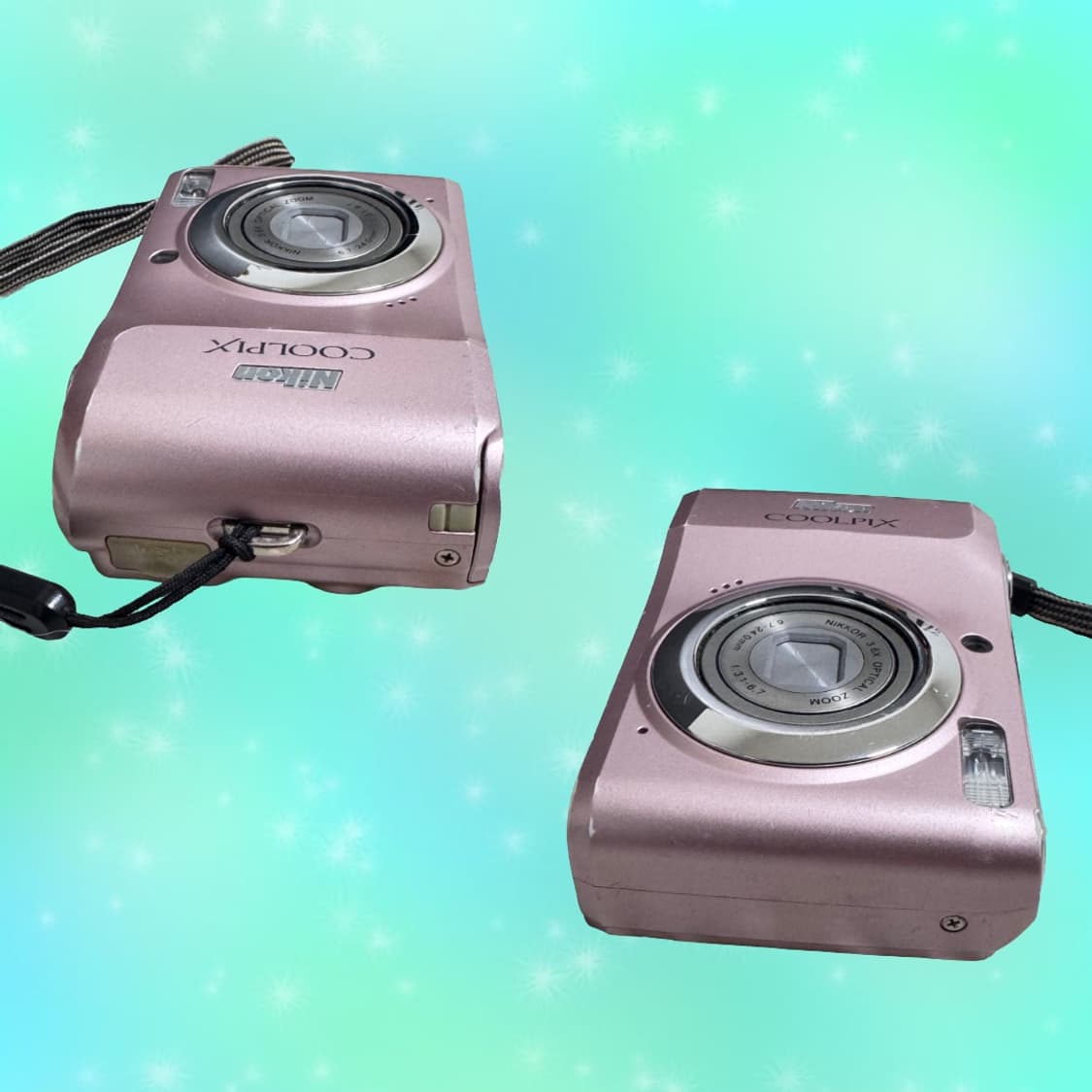 나연,예나!) 니콘 쿨픽스 L19 딸기우유 핑크디카 상품이미지2