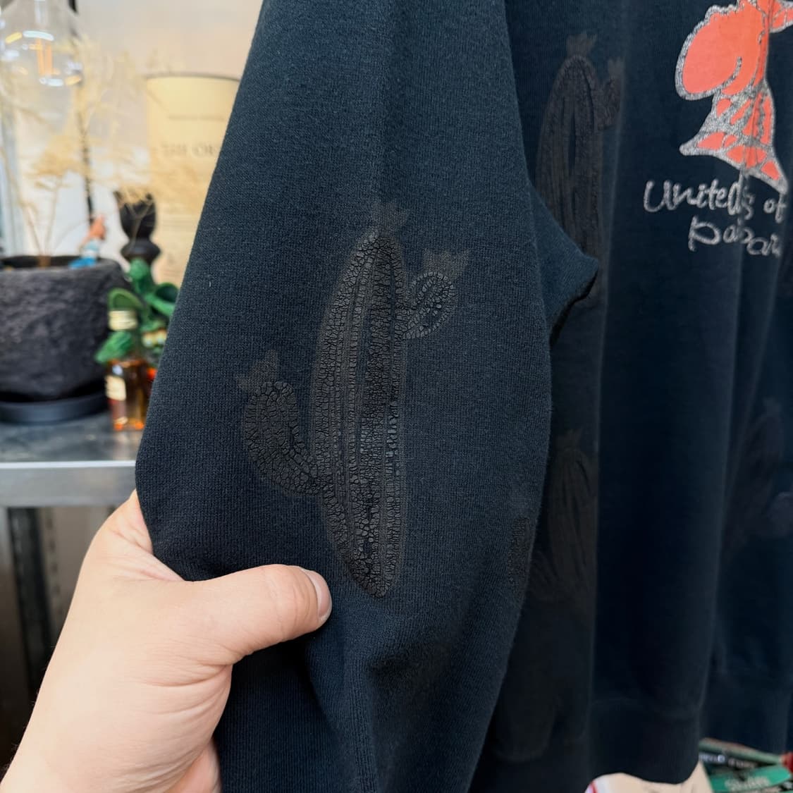 USPP MADE IN JAPAN 선인장 원숭이 카툰 그래픽  상품이미지4