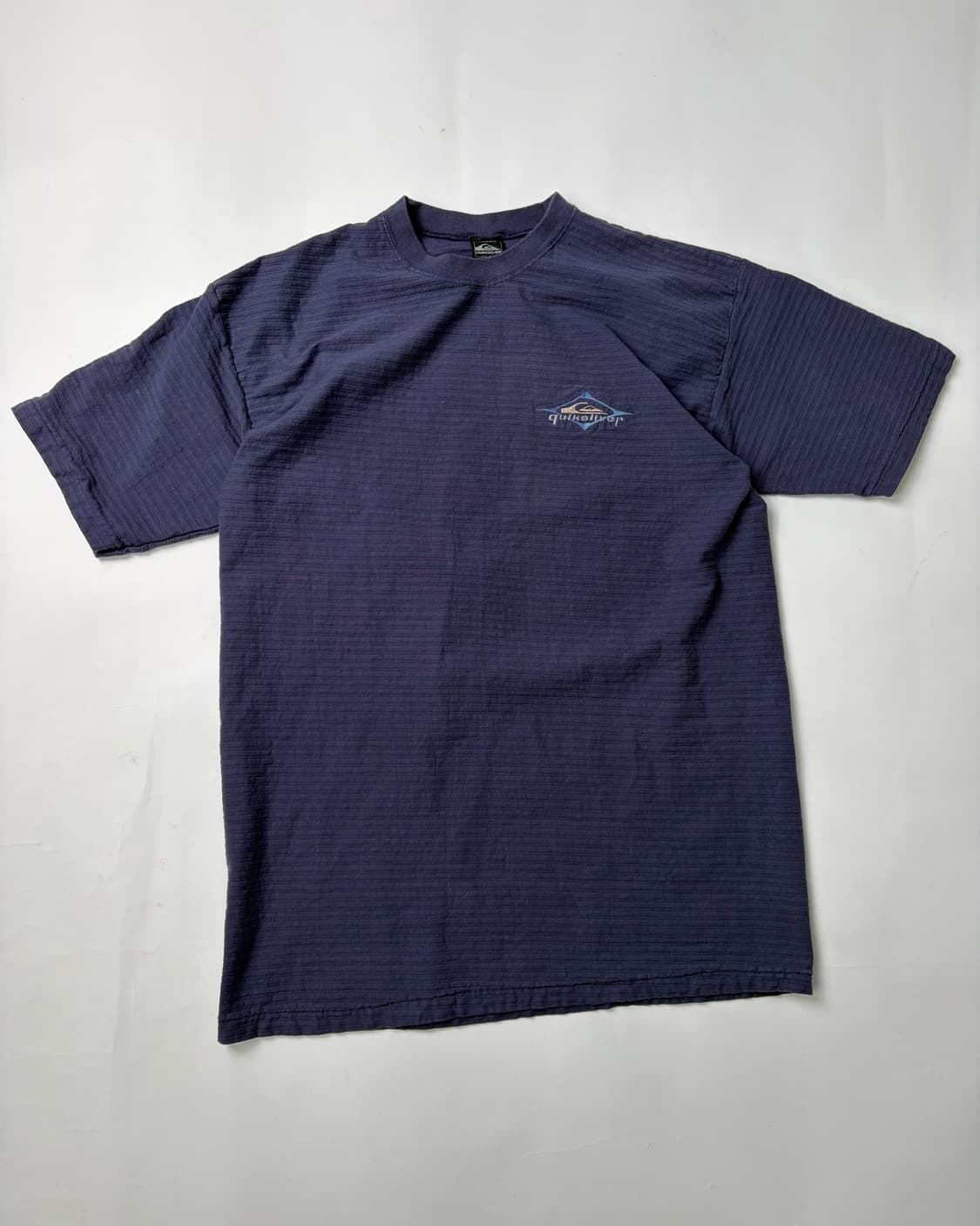 00s Quiksilver Striped Tee (faded violet 상품이미지1