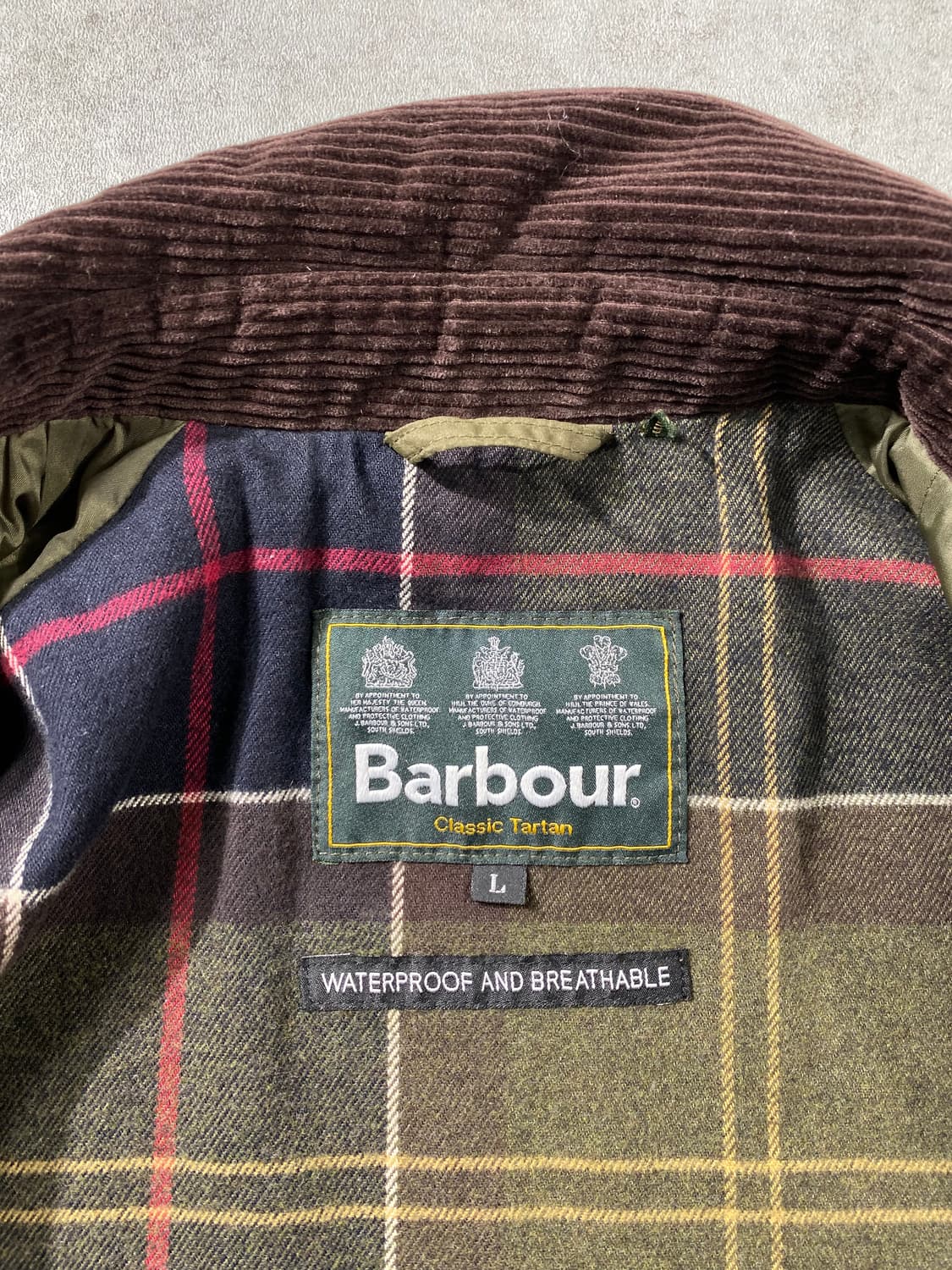 [L] Barbour 바버 스카리스브릭 폴리쉘 헌팅 자켓 상품이미지8