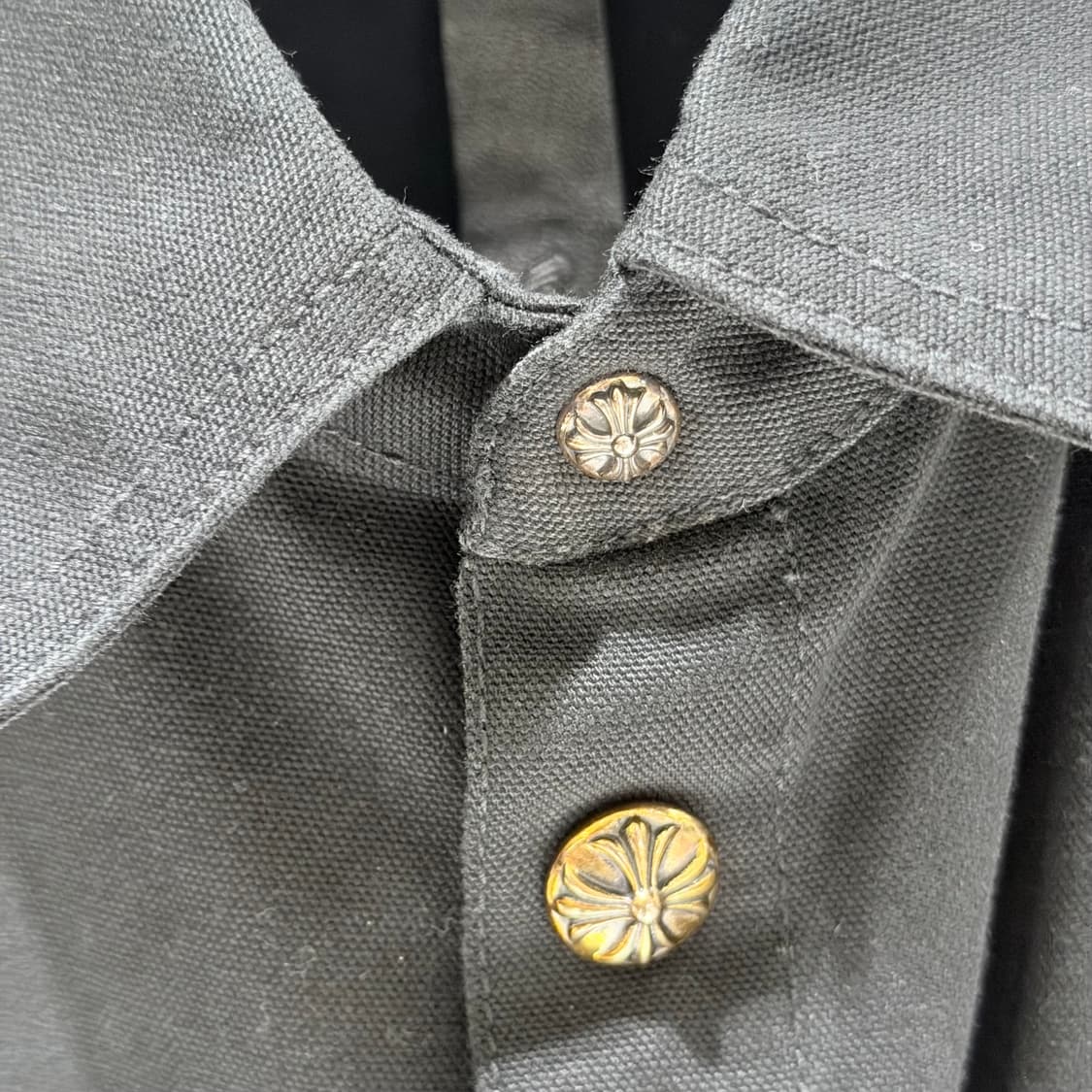 (S+/ M) / 크롬하츠 워크독 블랙 셔츠 자켓 상품이미지5