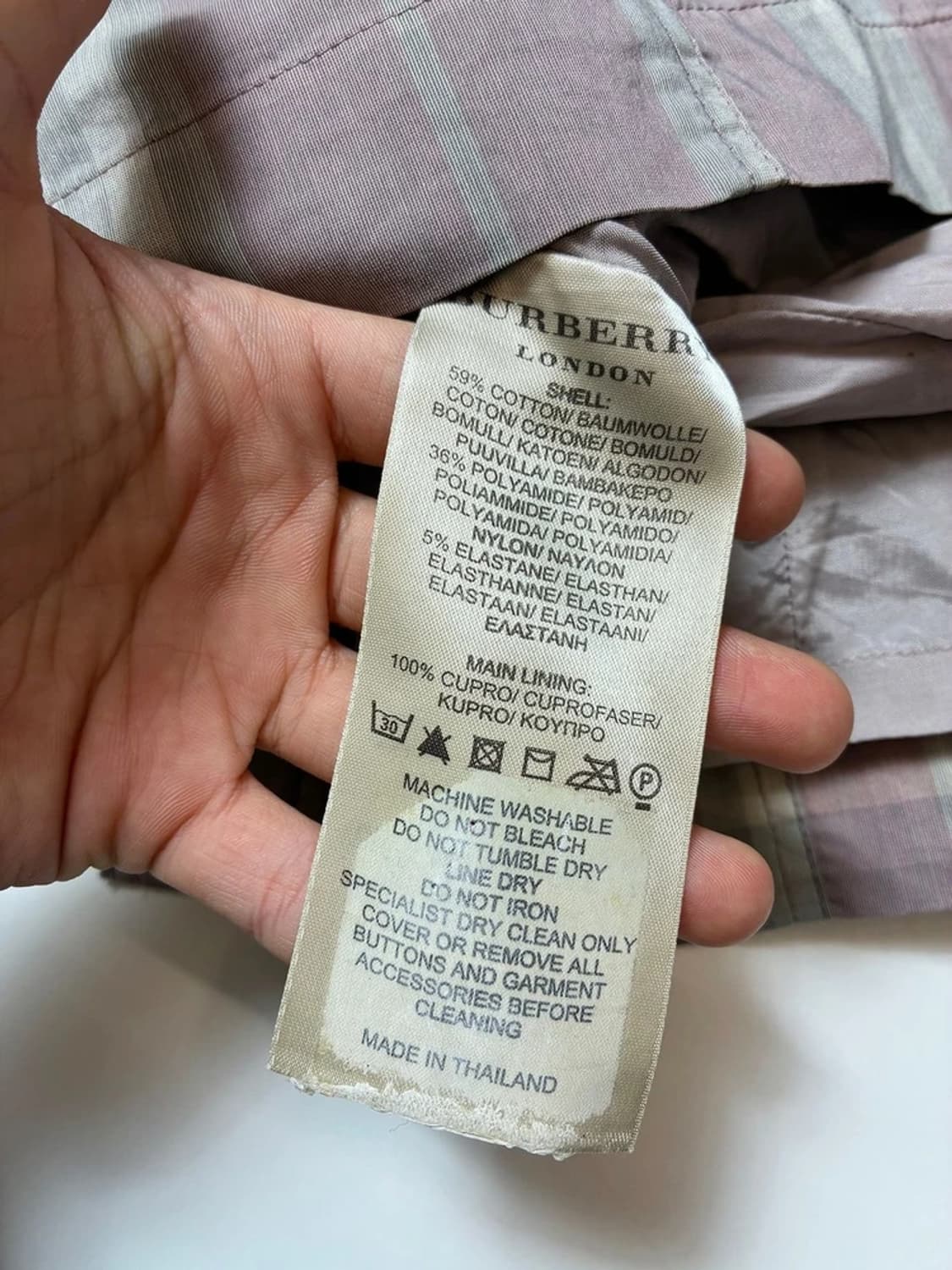 버버리 런던 노바 체크 벨티드 원피스 PN9057 상품이미지7