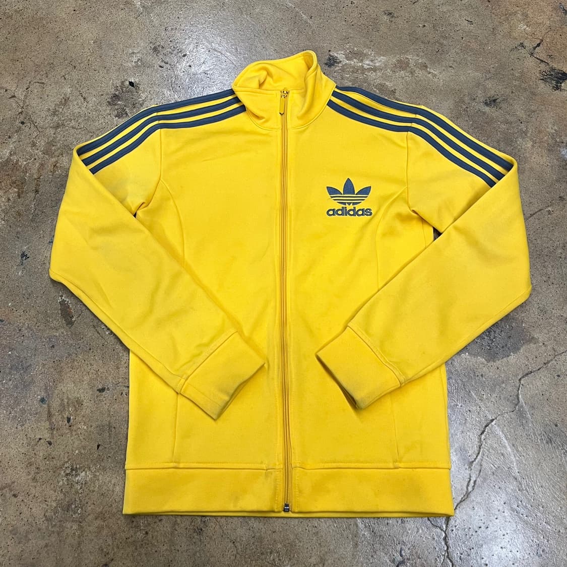 [정품/95] 아디다스 옐로우 삼선 트랙탑 져지 b10 상품이미지2