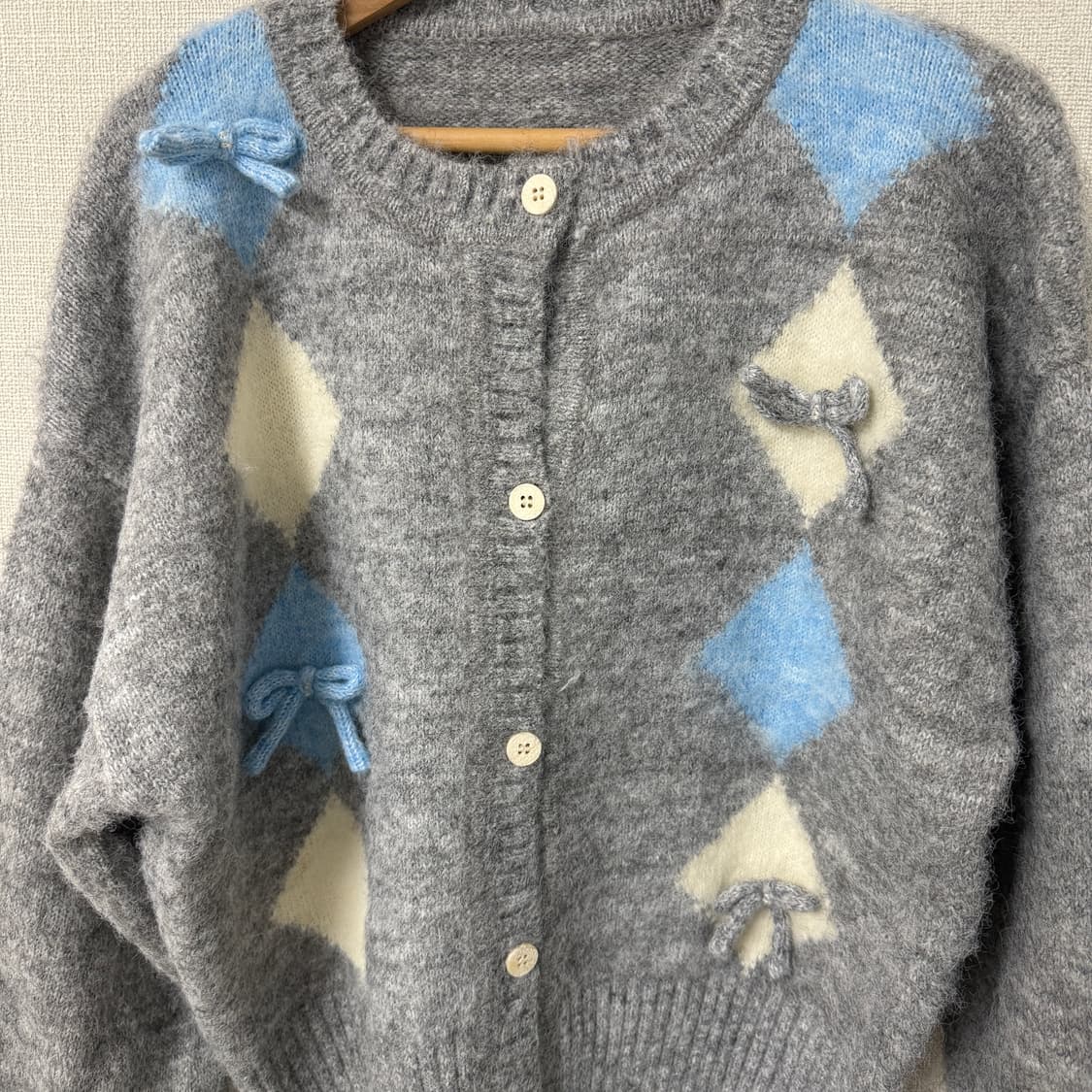 (새상품) 파스텔 리본 니트  상품이미지2