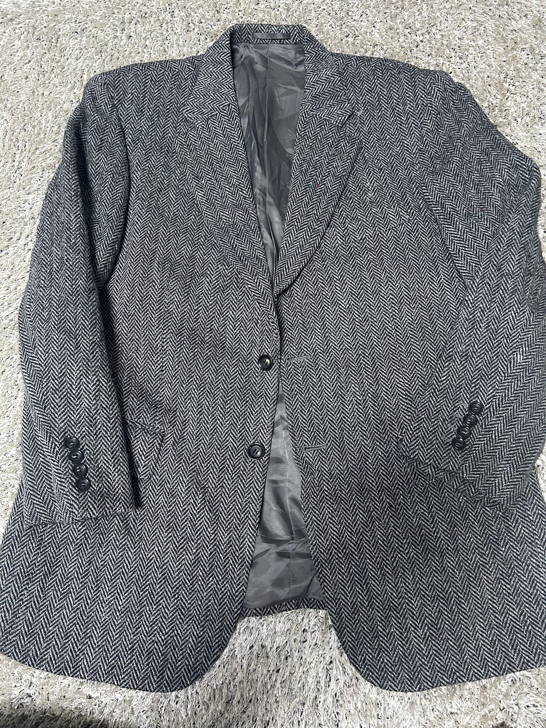 일제 하운드투스 헤링본 블레이저 사이즈 105 상품이미지1