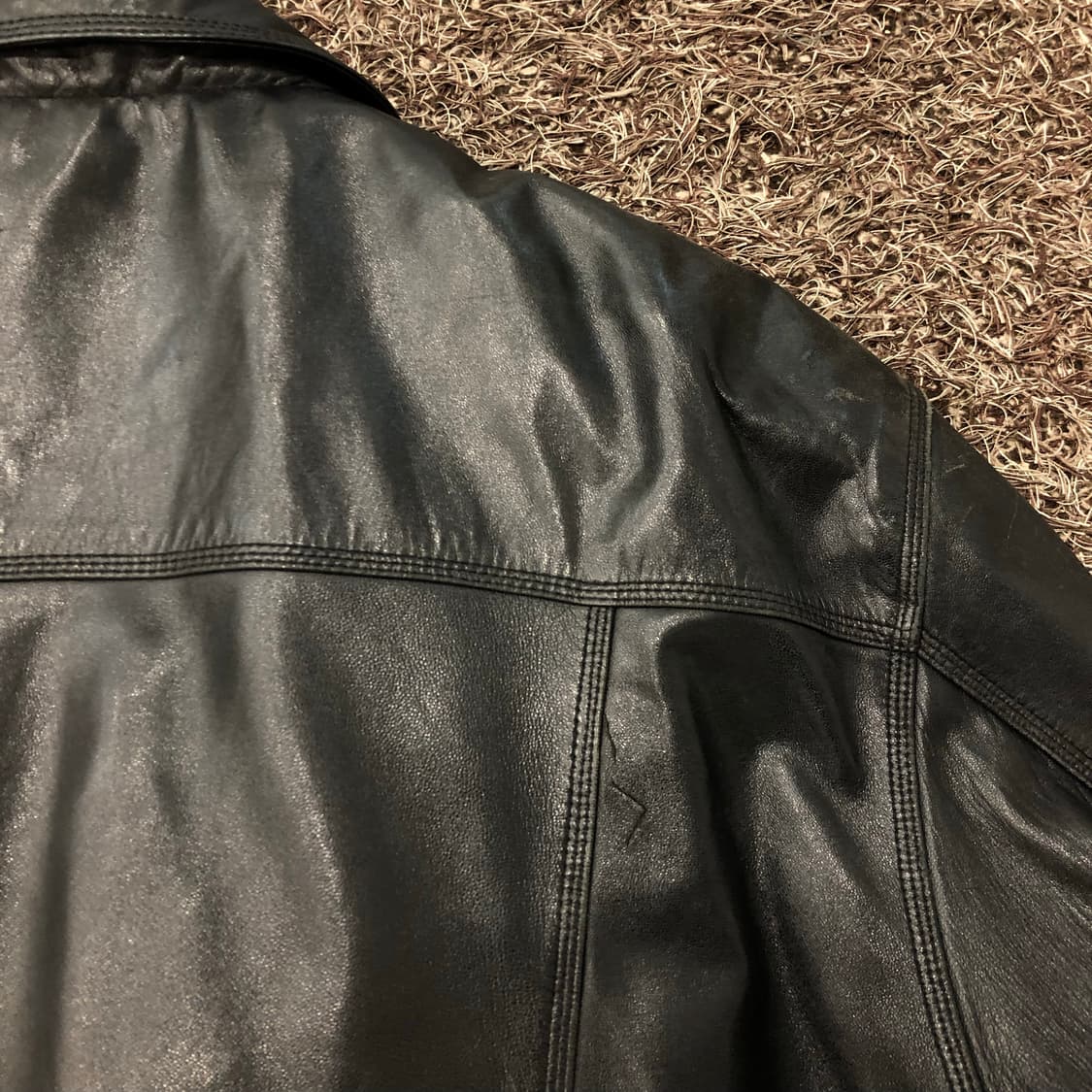 런던포그 양가죽 봄버 레더 가죽 자켓 상품이미지6