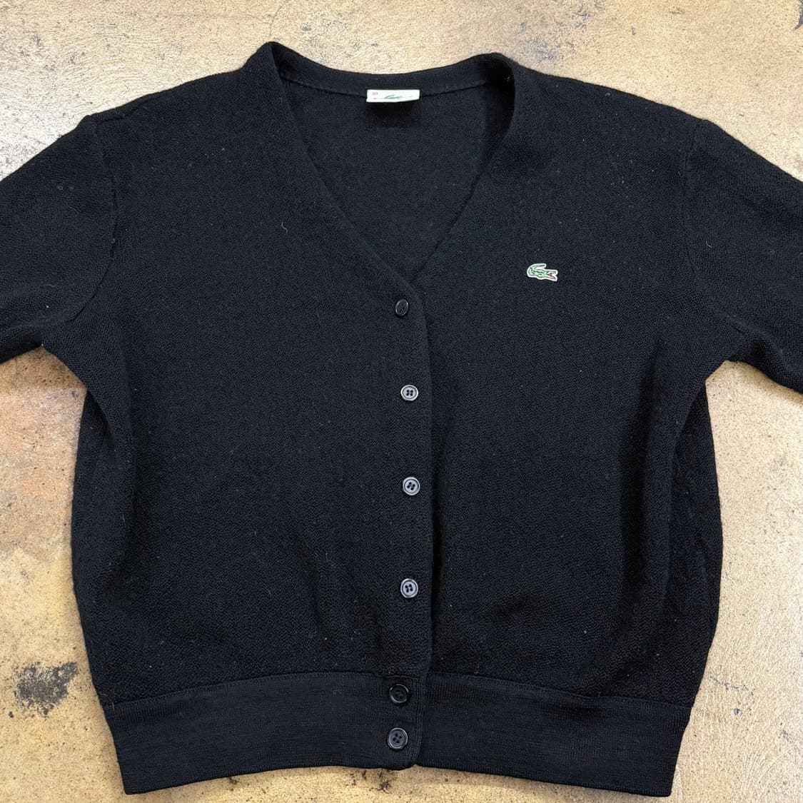[정품/90] 라코스테 블랙 가디건 b14 상품이미지3