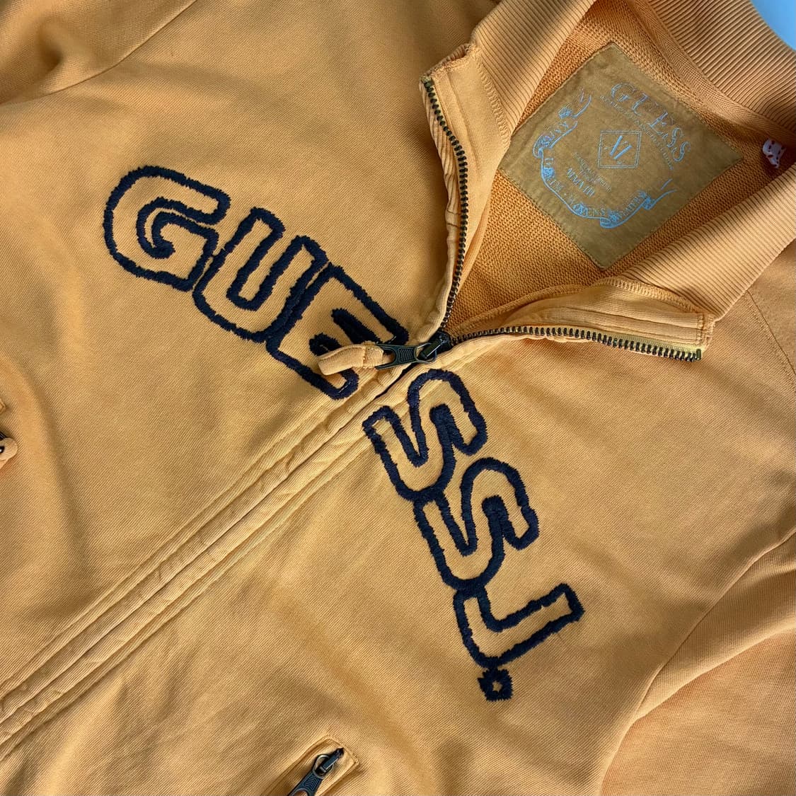 Guess  게스 90,s 옐로우 코튼 집업  상품이미지3