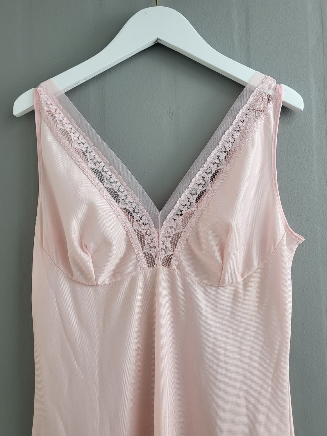빈티지 베이비 핑크 슬립 드레스 상품이미지1