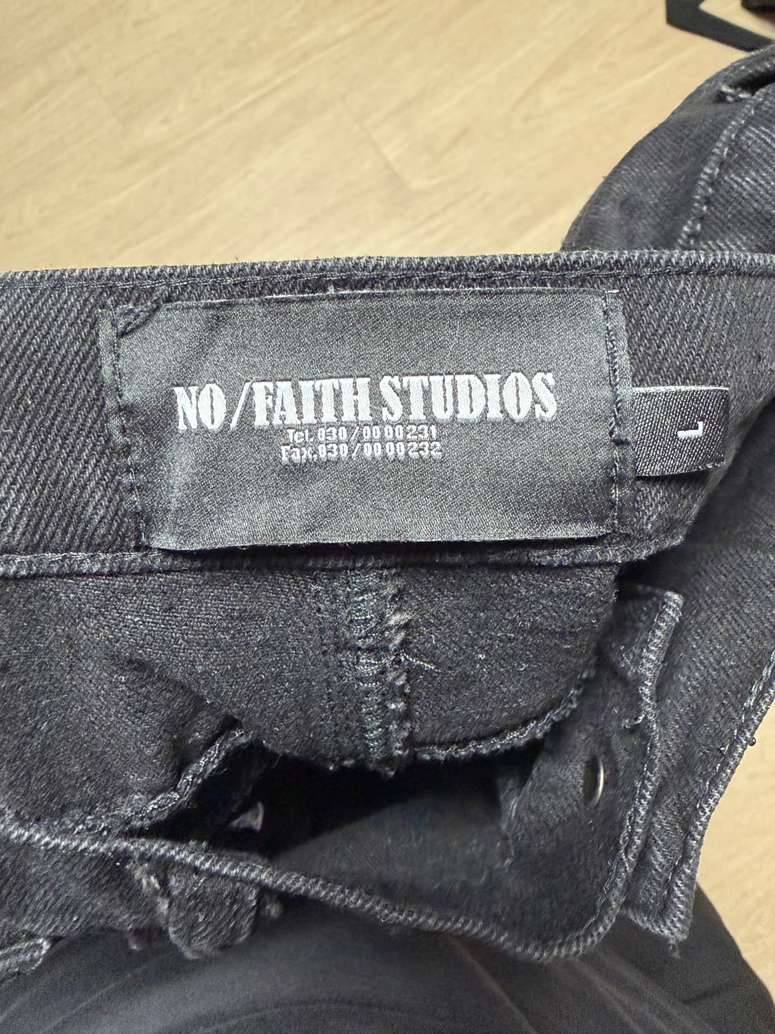 Nofaithstudios 블랙진 L 상품이미지4