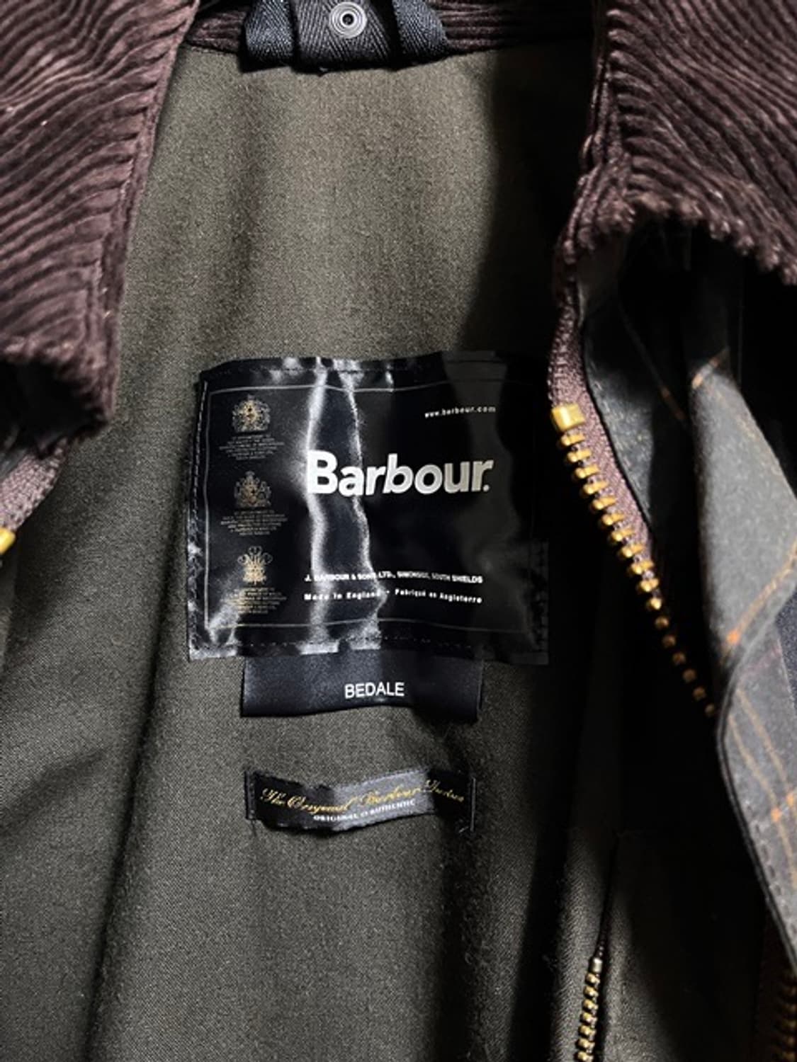 바버 비데일 타탄 체크 플레이드 38 상품이미지4