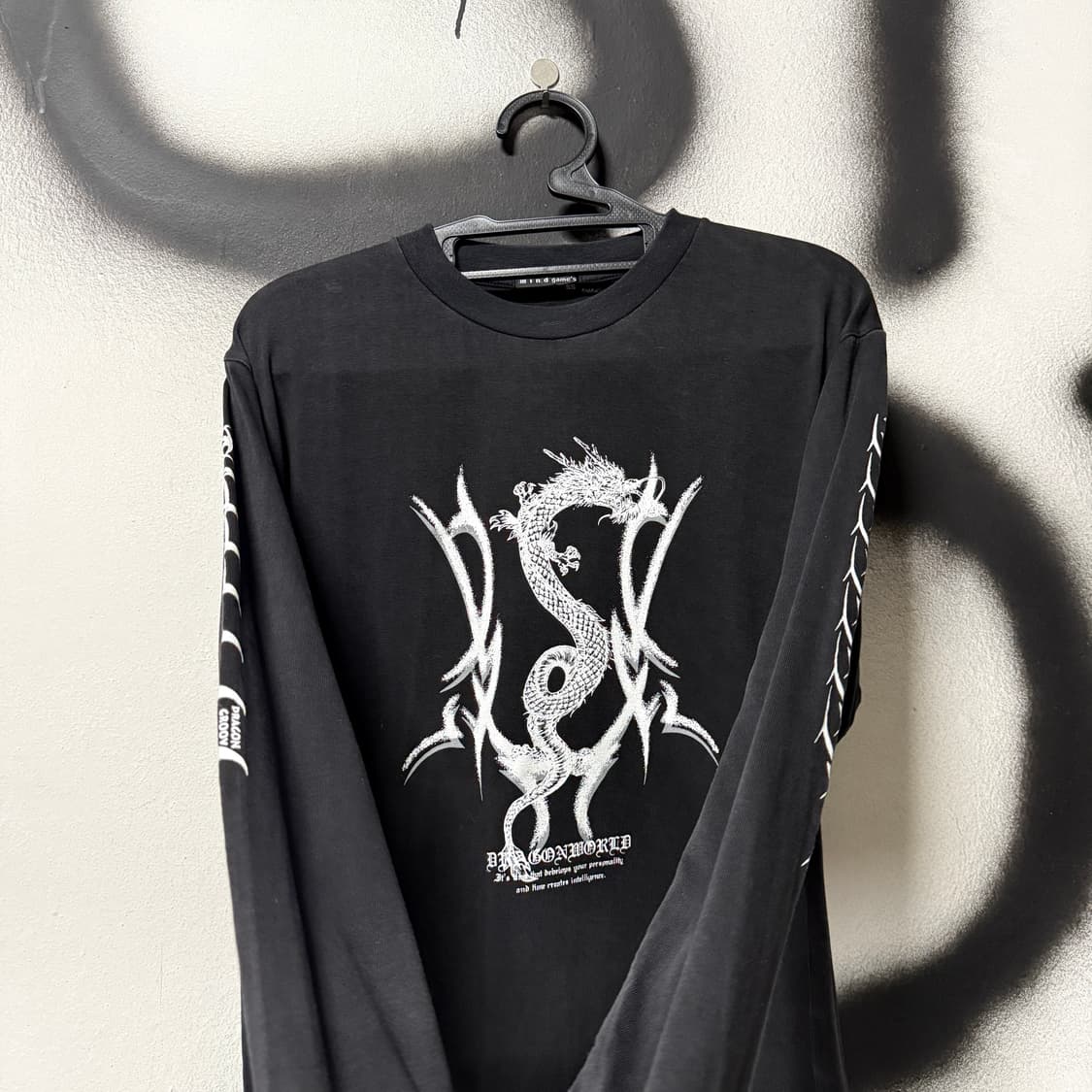 VTG 빈티지 펑크 스타일 멀티 프린팅 롱 슬리브 티셔츠 상품이미지4