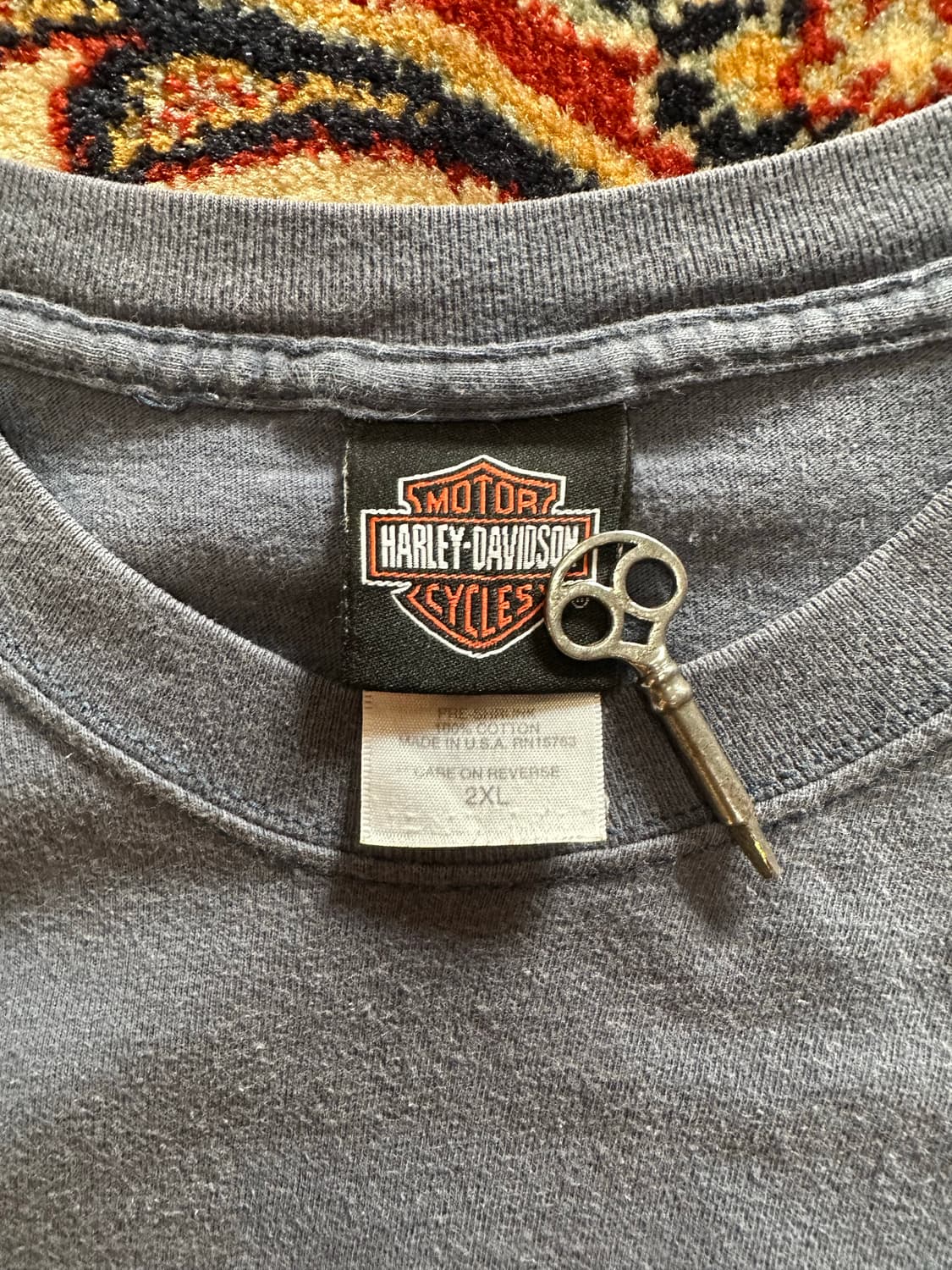 할리데이비슨 x 루니툰즈 태즈&코요테 티셔츠 - 2XL 상품이미지3