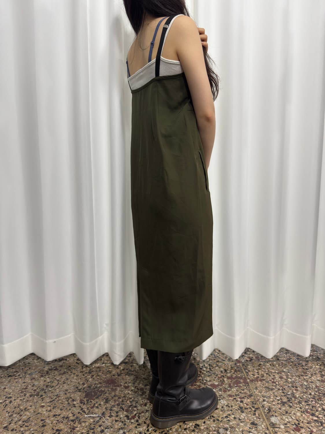 khaki cutout onepiece 상품이미지4