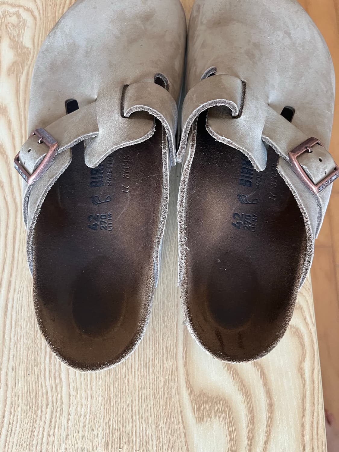 버켄스탁 보스턴 오일드 레더 토바코 41 (265) 상품이미지3