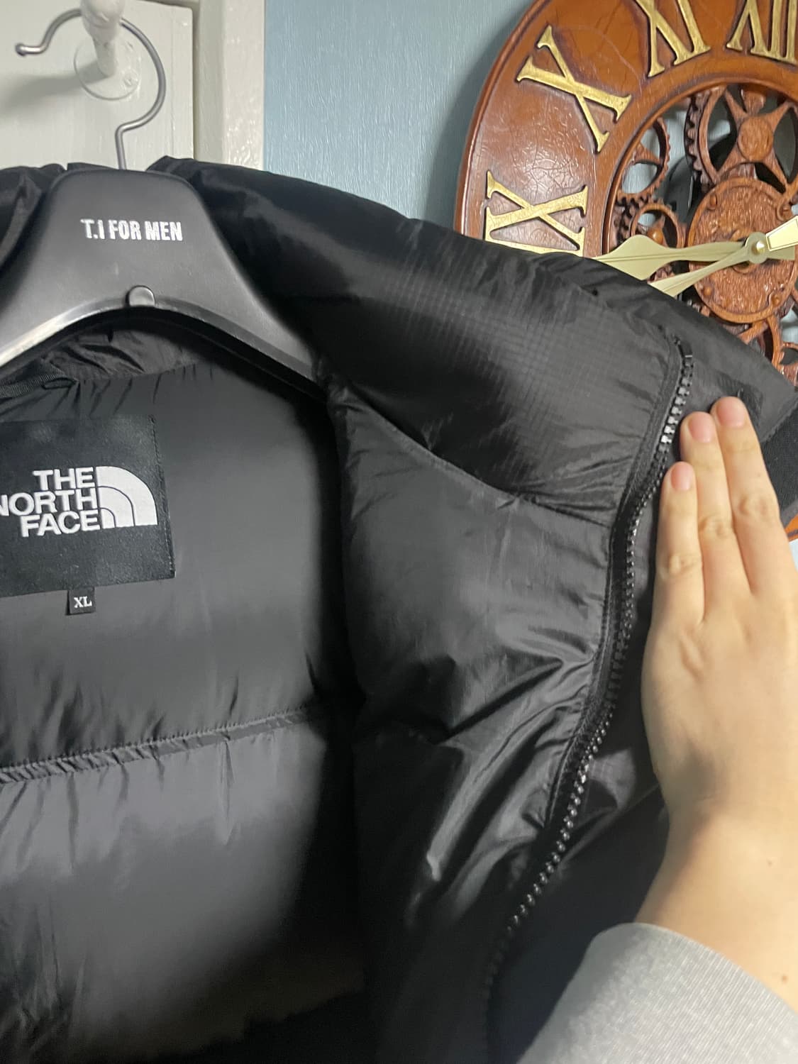 노스페이스 힘다운 일본판 xl 블랙  상품이미지10