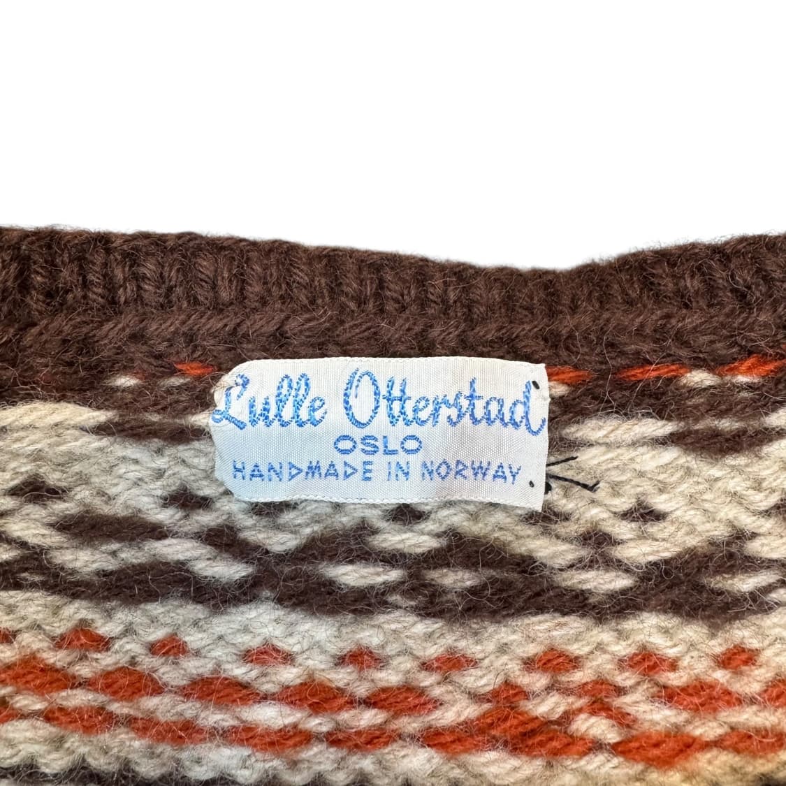 60s Lille Otterstad 노르웨이 핸드메이드 노르딕 니트 상품이미지4