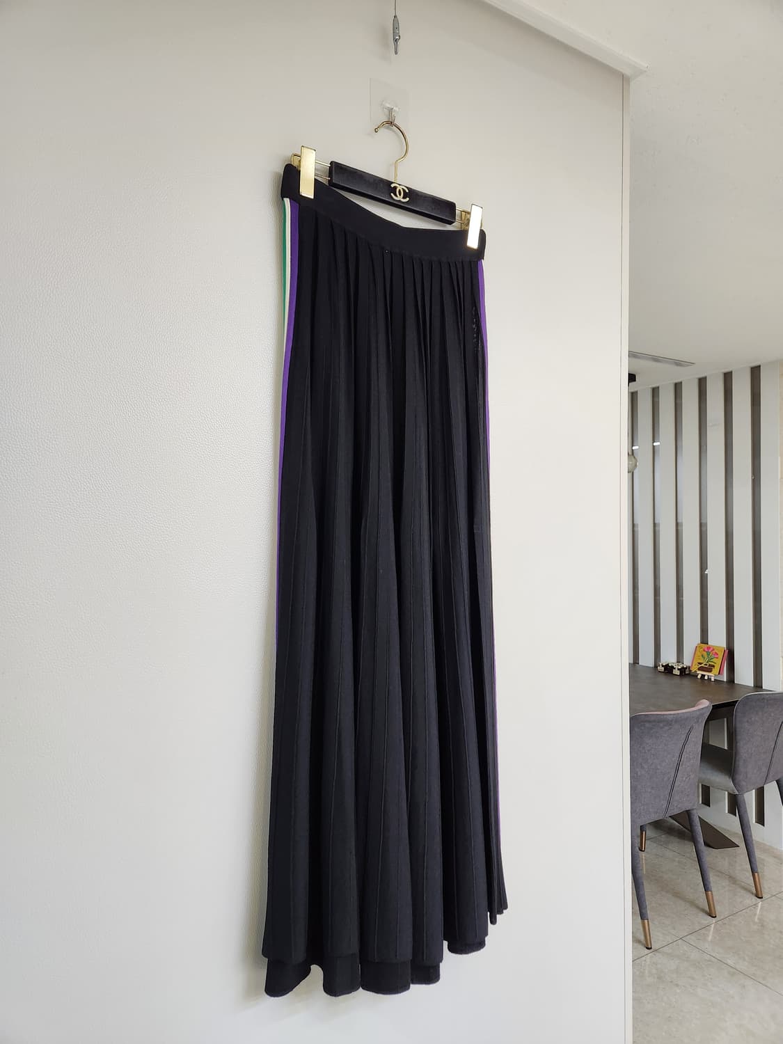 (새상품)산드로 허리밴딩 니트 롱스커트 상품이미지8