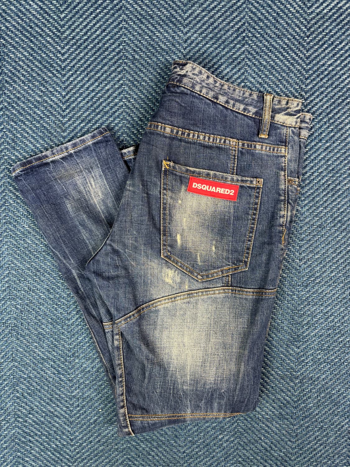 디스퀘어드2 클래식 케니 트위스트 진 - 루즈 오버핏  상품이미지1